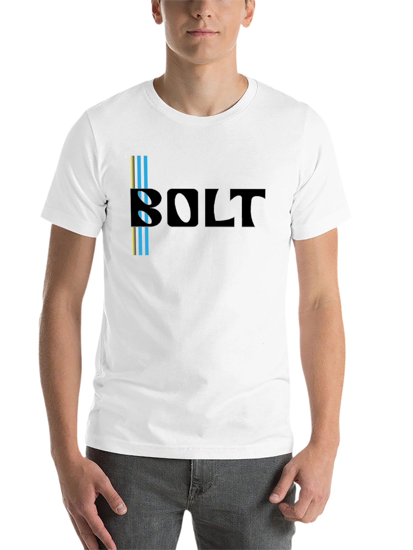 Black Bolt Graphic Tee - Cool Casual Style view 14