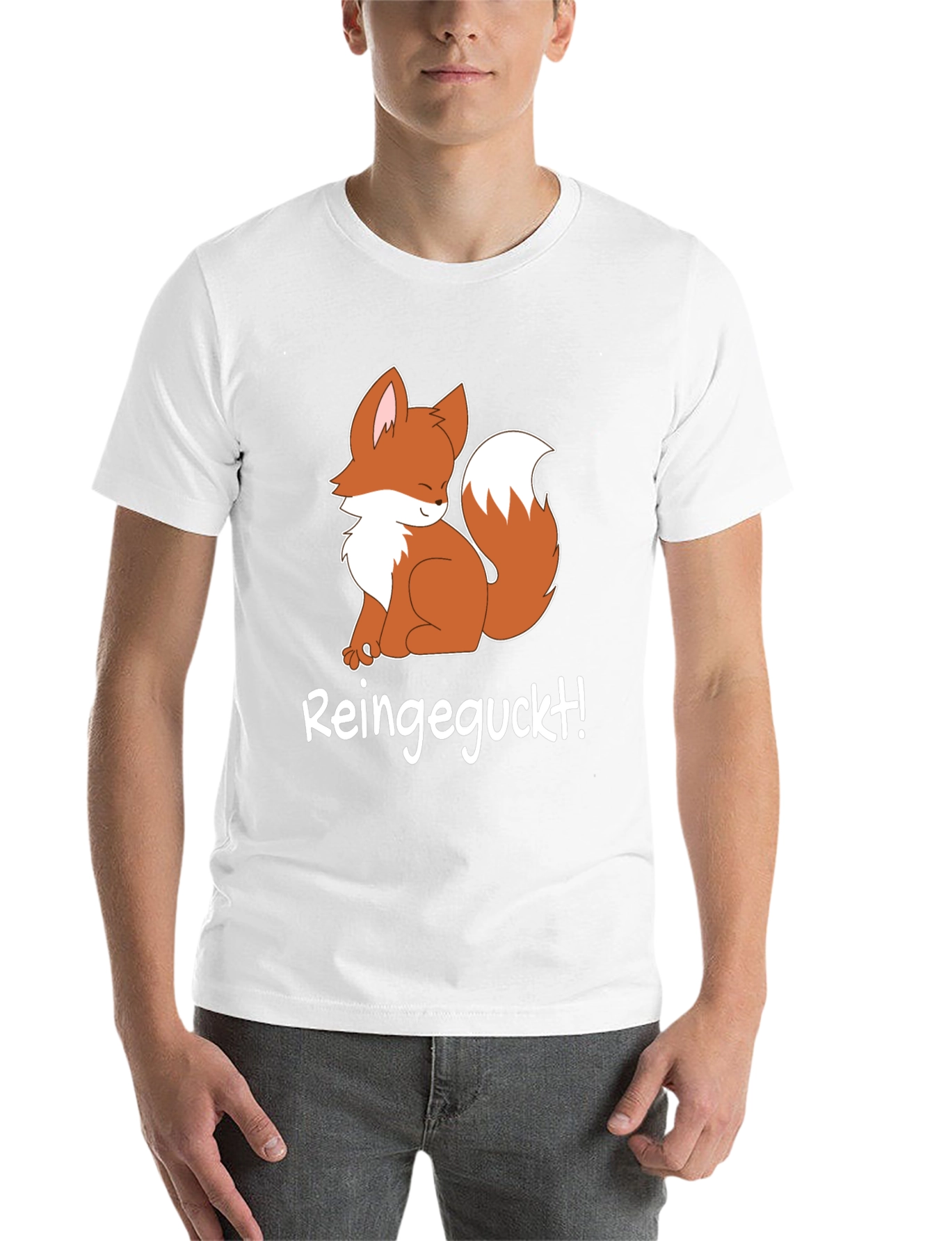 Black Cute Fox Graphic T-Shirt - Reingeguckt! view 14
