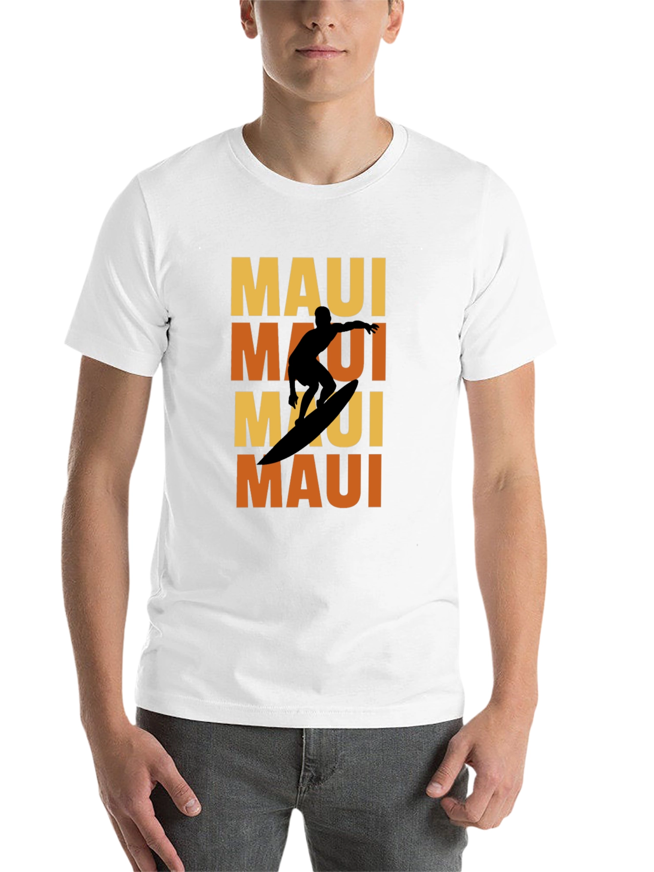 Maui Surfer T-Shirt - Retro Style - 14