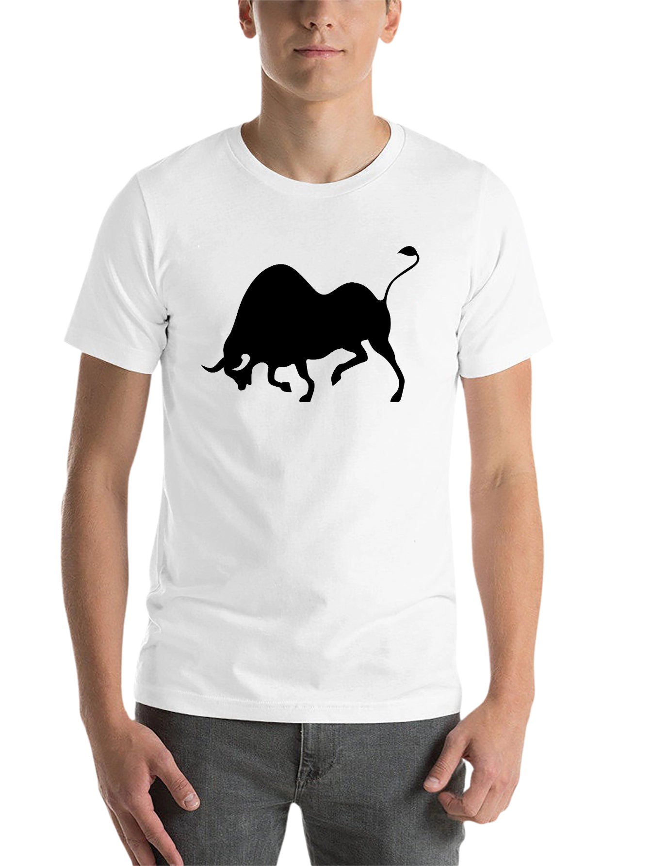 Black Black Bull Graphic Tee - Modern Style view 14