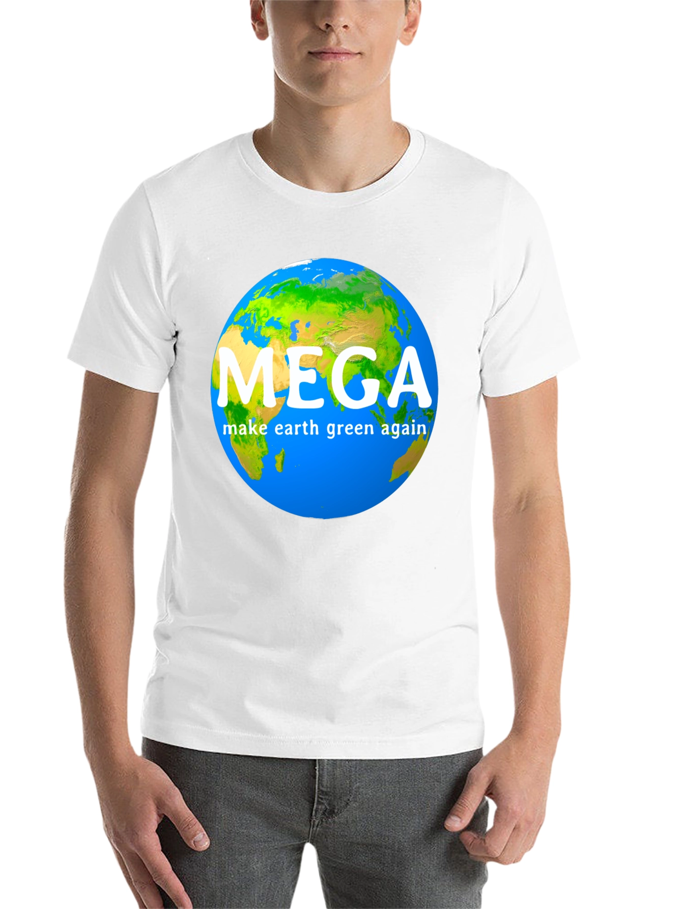 Black MEGA Make Earth Green Again T-Shirt view 14
