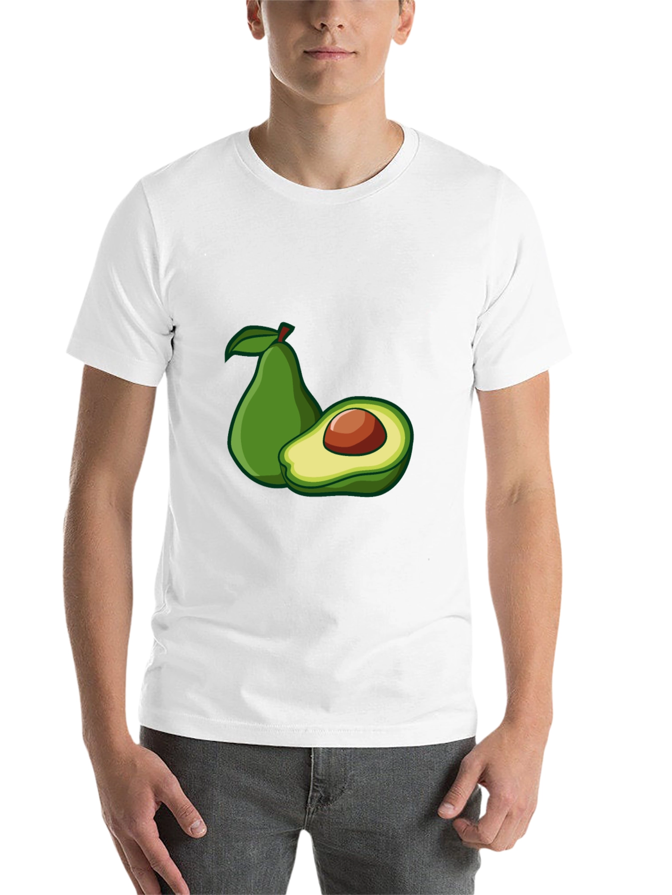 Black Avocado Graphic Tee - Modern Style view 14
