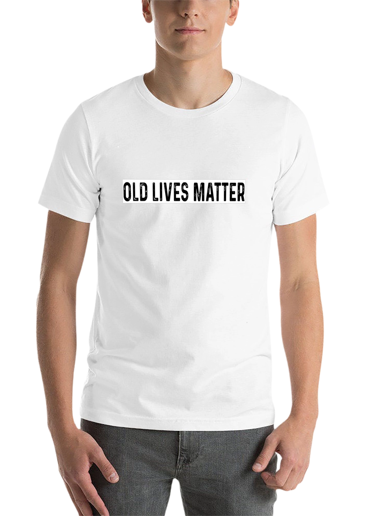 Black Old Lives Matter Graphic Tee view 14