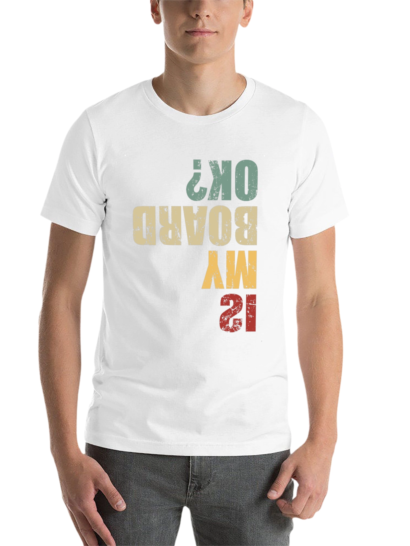 Black Is My Board OK? Funny T-Shirt view 14