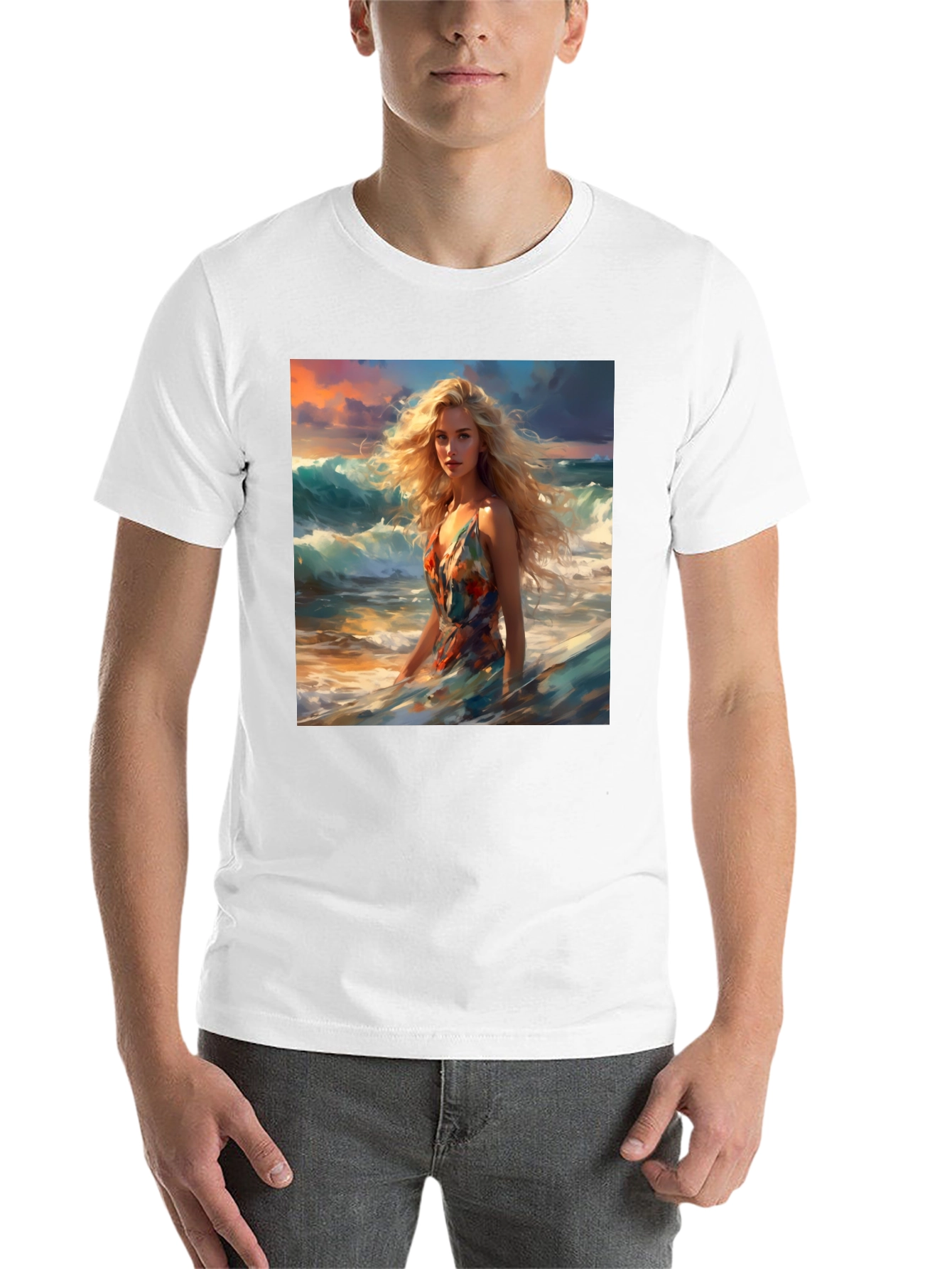 Black Ocean Dream T-Shirt - Stunning Art Print view 14