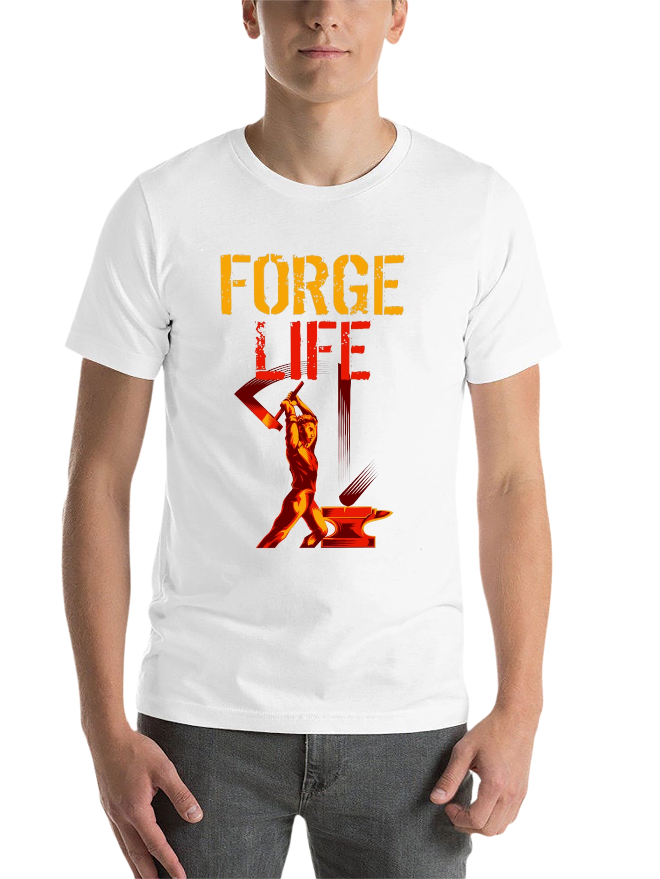 Black Forge Life Black T-Shirt view 14