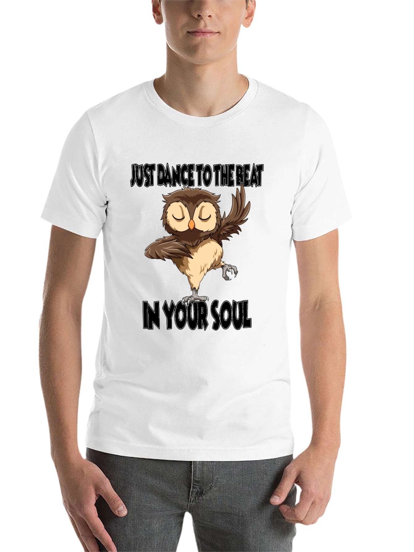 Black Dance to the Beat Owl T-Shirt view 14