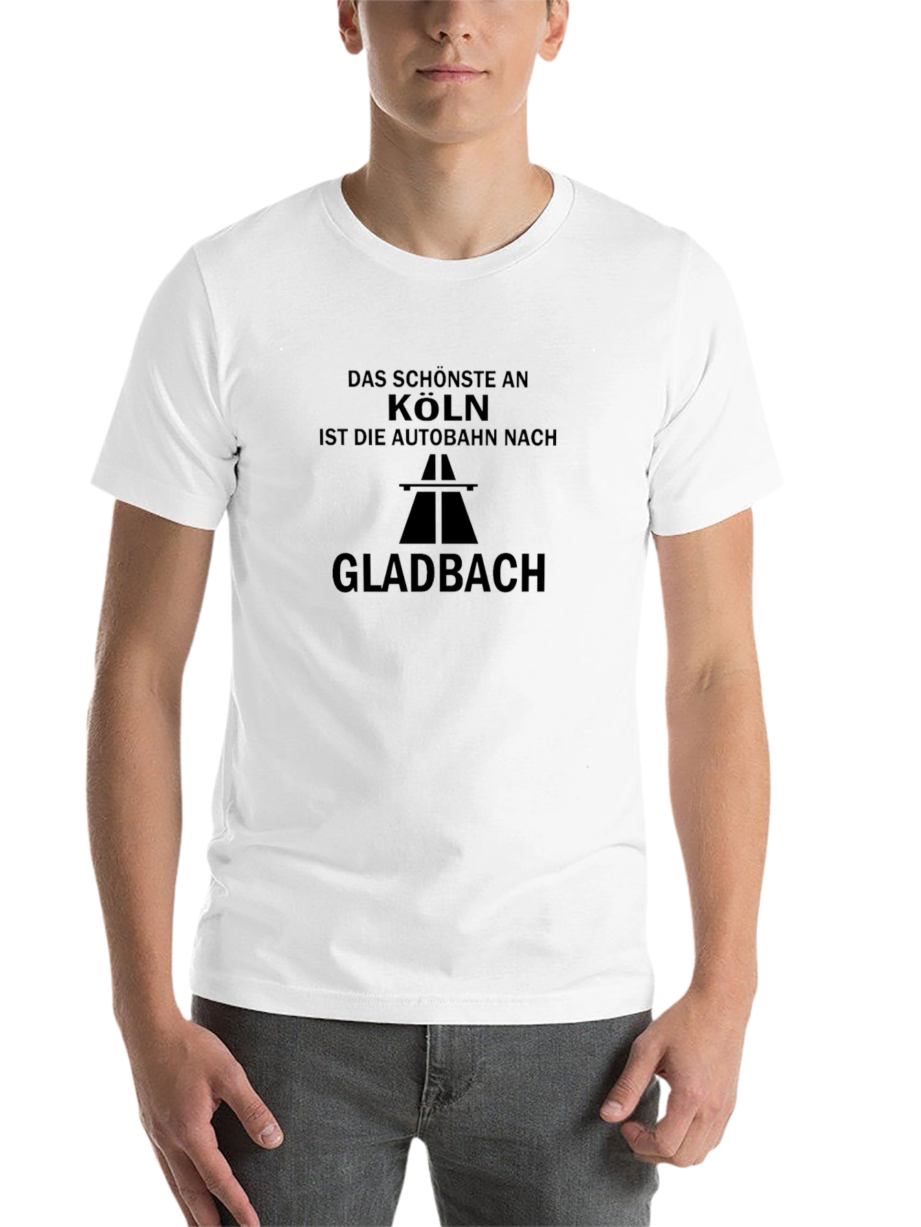 Black Köln Autobahn Gladbach Black T-Shirt view 14