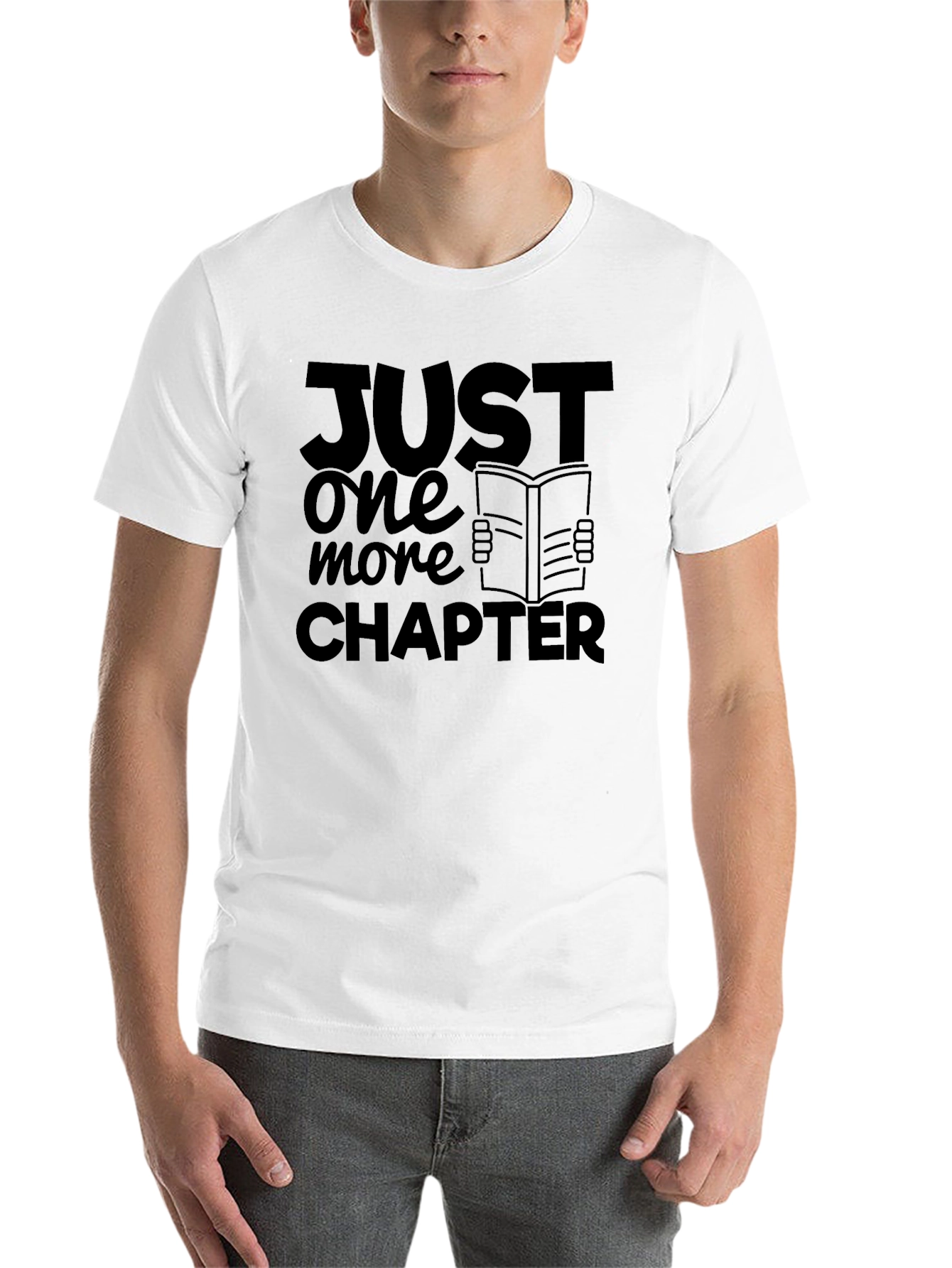 Black Just One More Chapter Black Tee - Book Lover's Shirt view 14