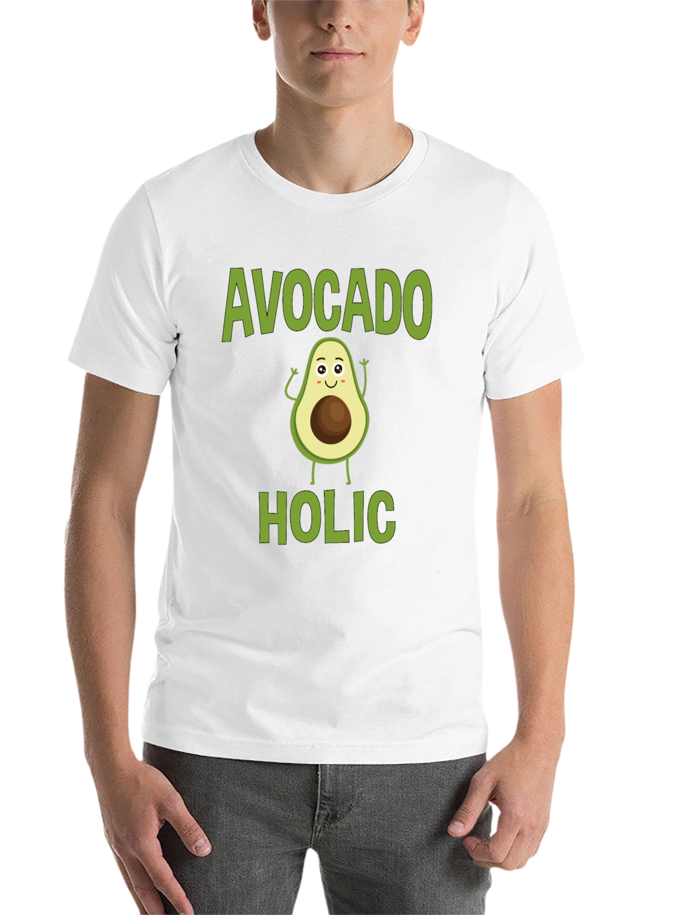Black Avocado-holic Graphic Tee - Black Cotton T-Shirt view 14