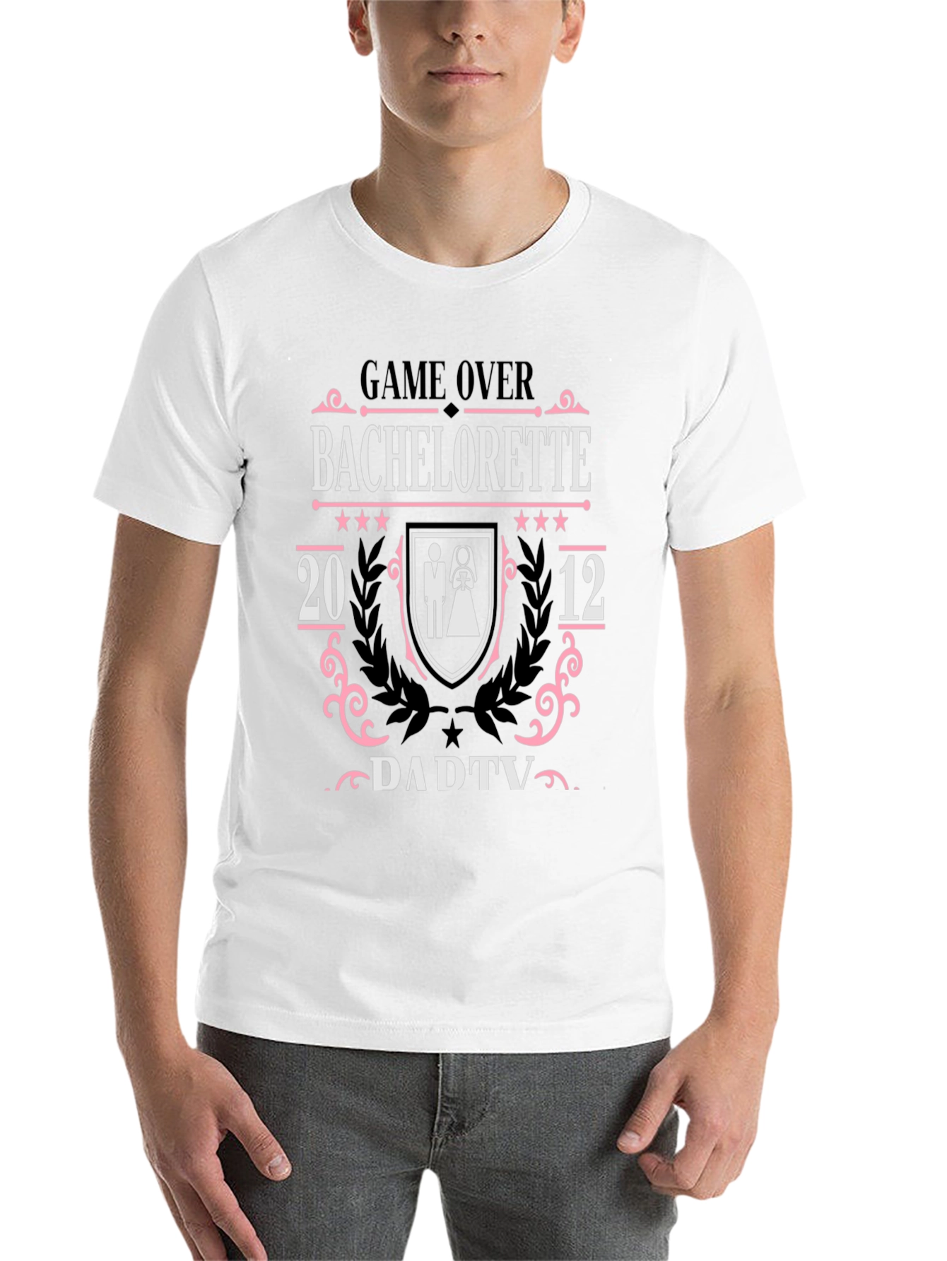 Black Game Over Bachelorette T-Shirt view 14
