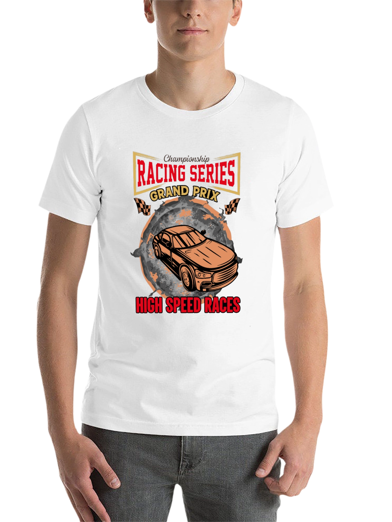 Black Racing Series Grand Prix T-Shirt view 14