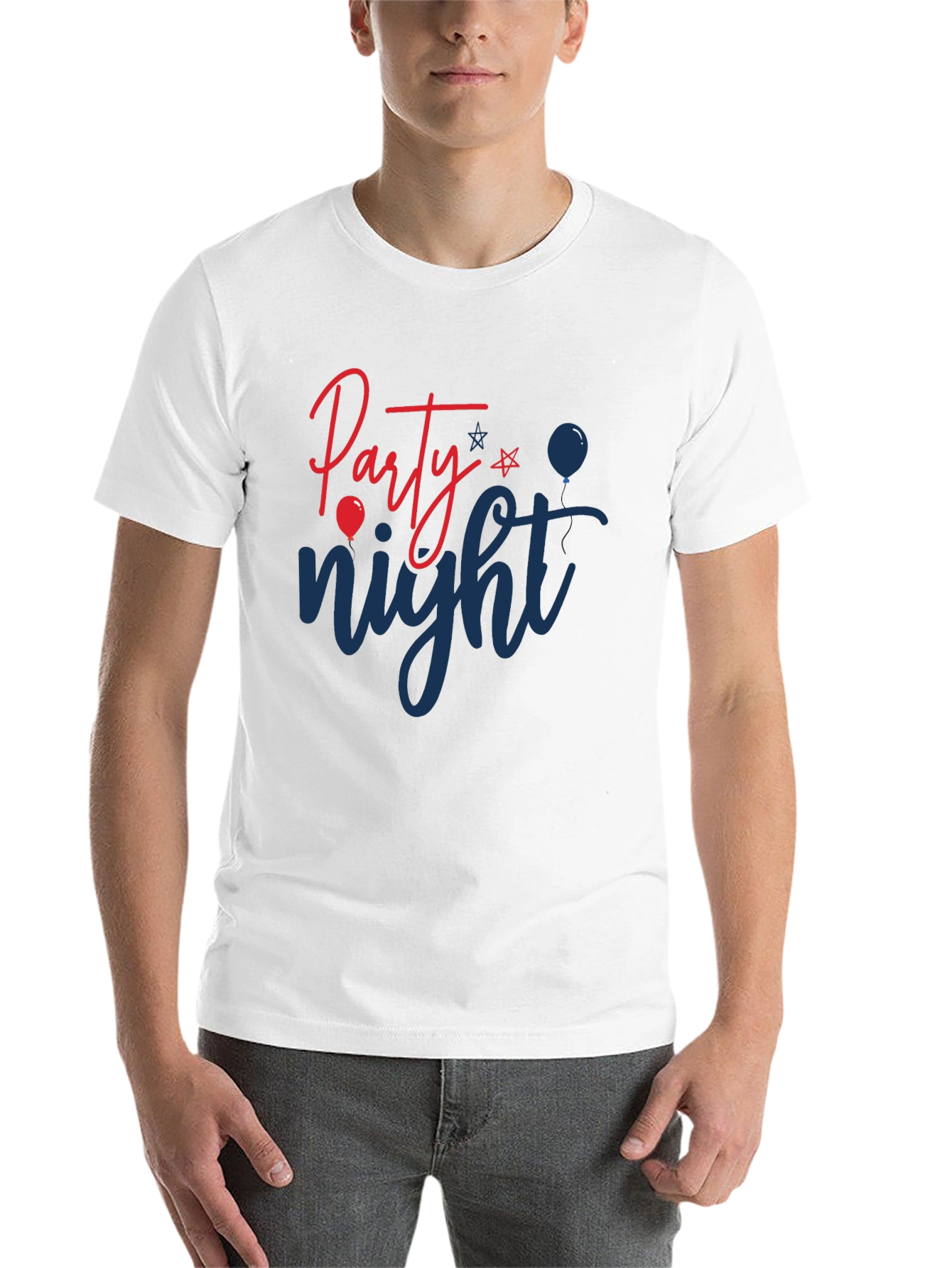 Black Party Night Graphic Print T-Shirt view 14