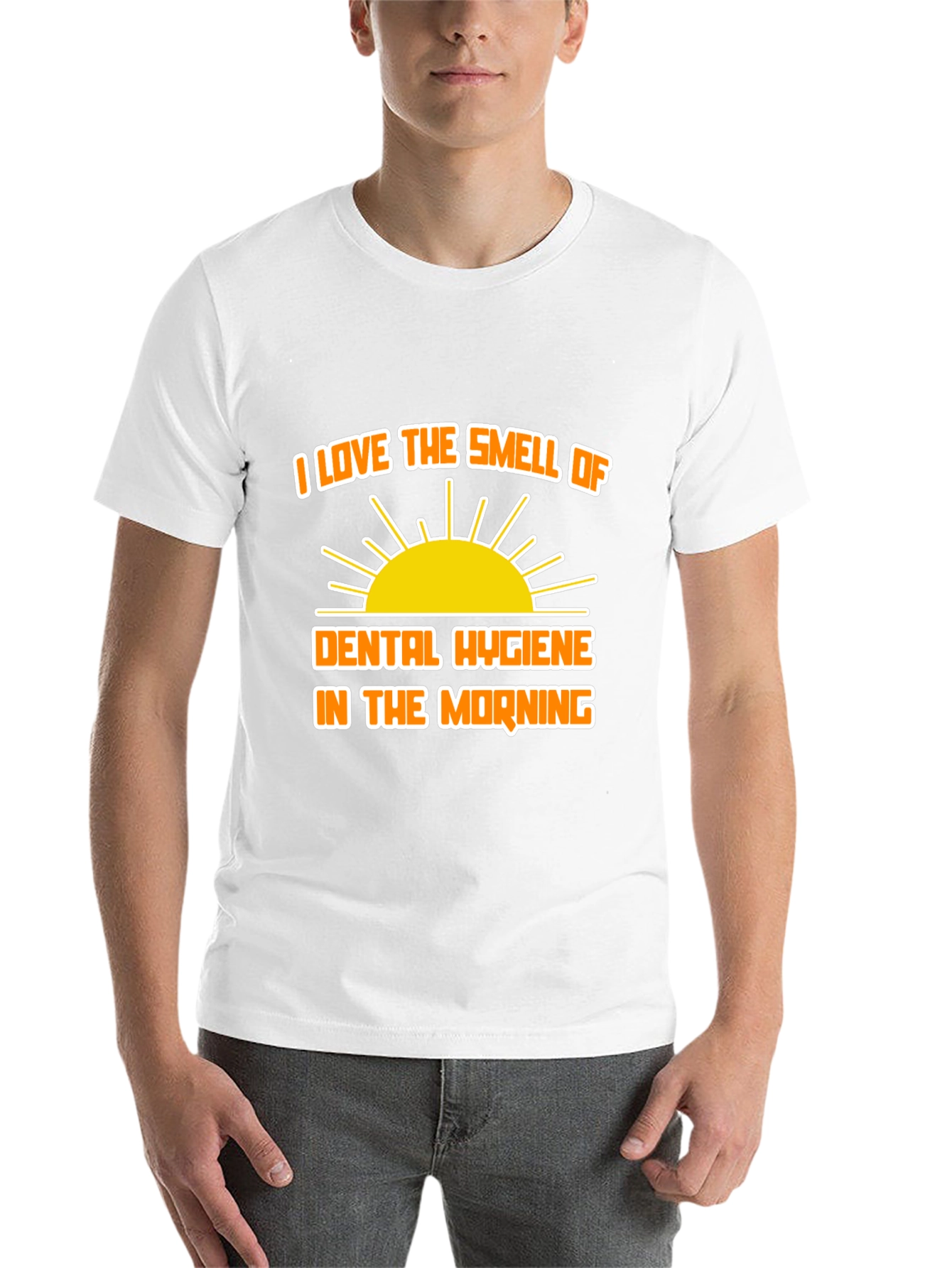 Black Dental Hygiene Morning Smell T-Shirt view 14