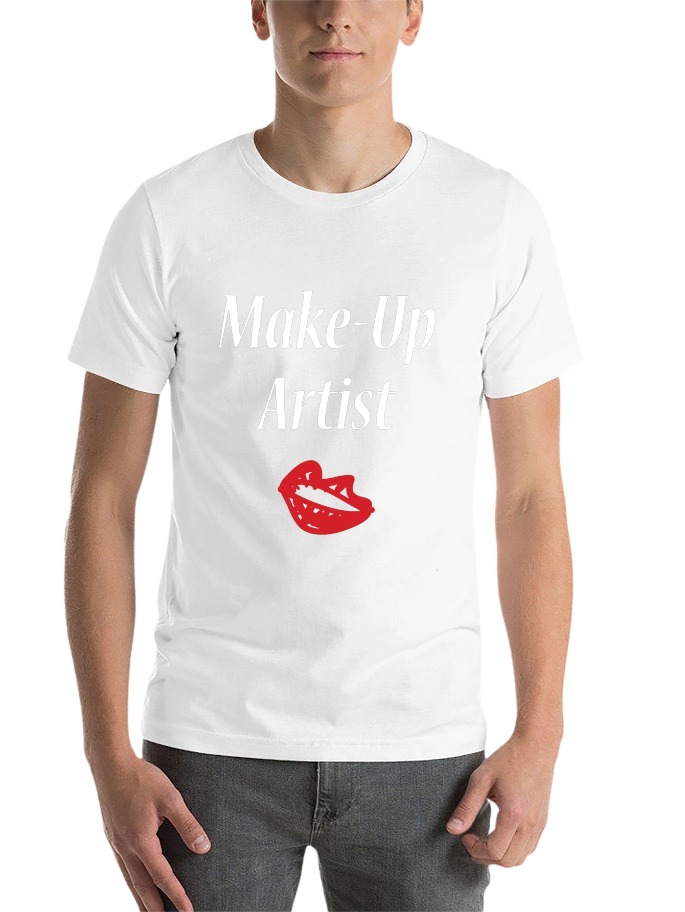 Black Make-Up Artist T-Shirt - Artistic Style view 14