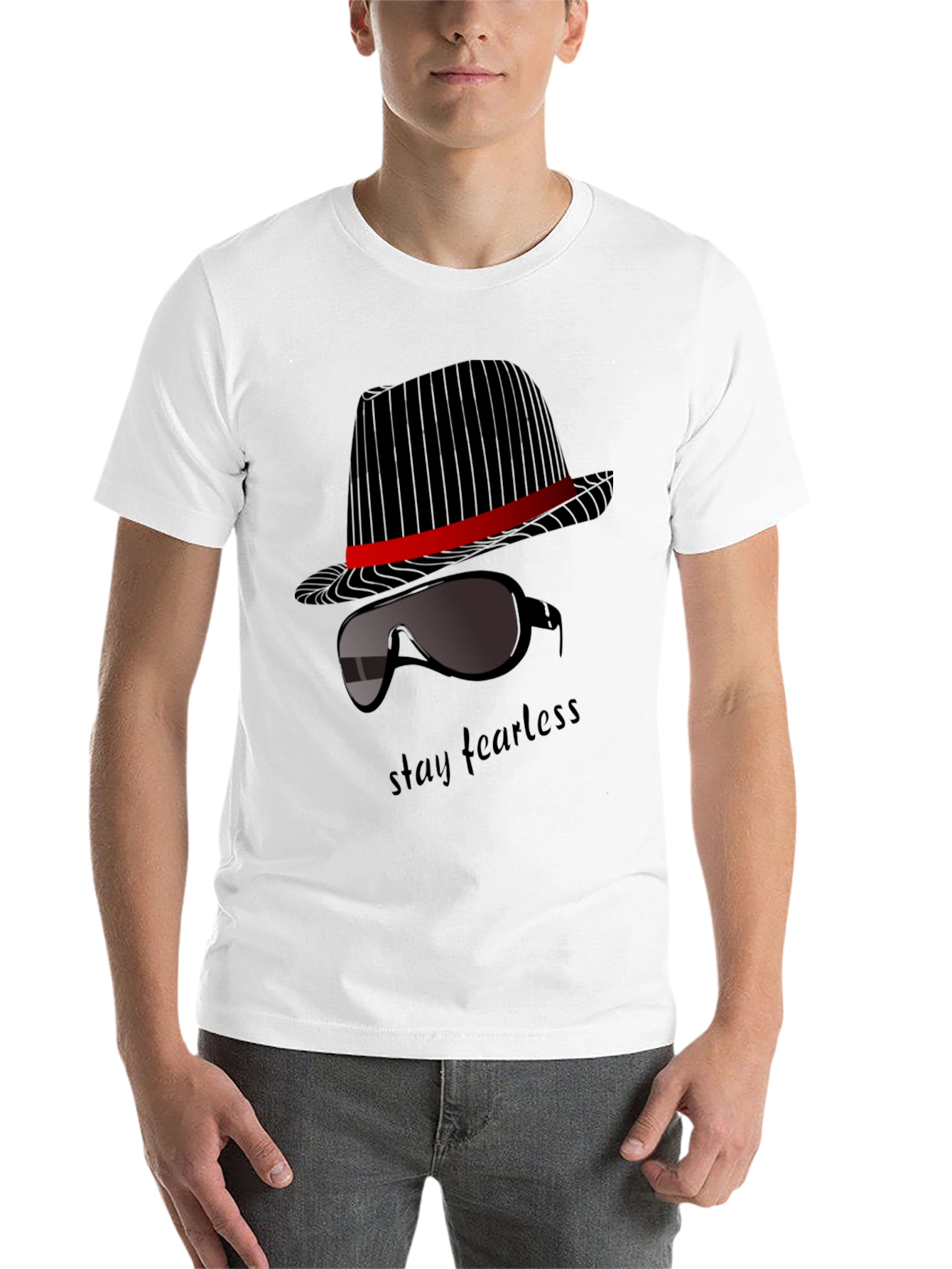 Stay Fearless Graphic T-Shirt - Sleek Design - 14