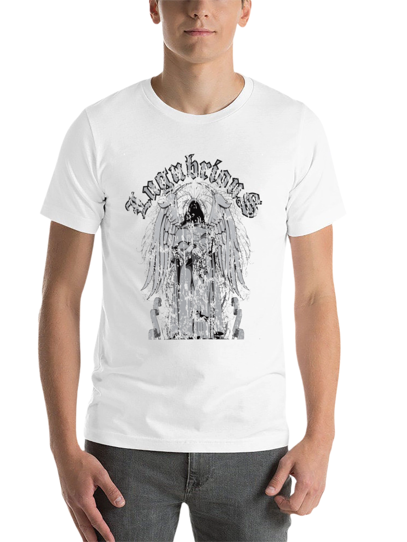 Black Lugubrious Grim Reaper T-Shirt view 14