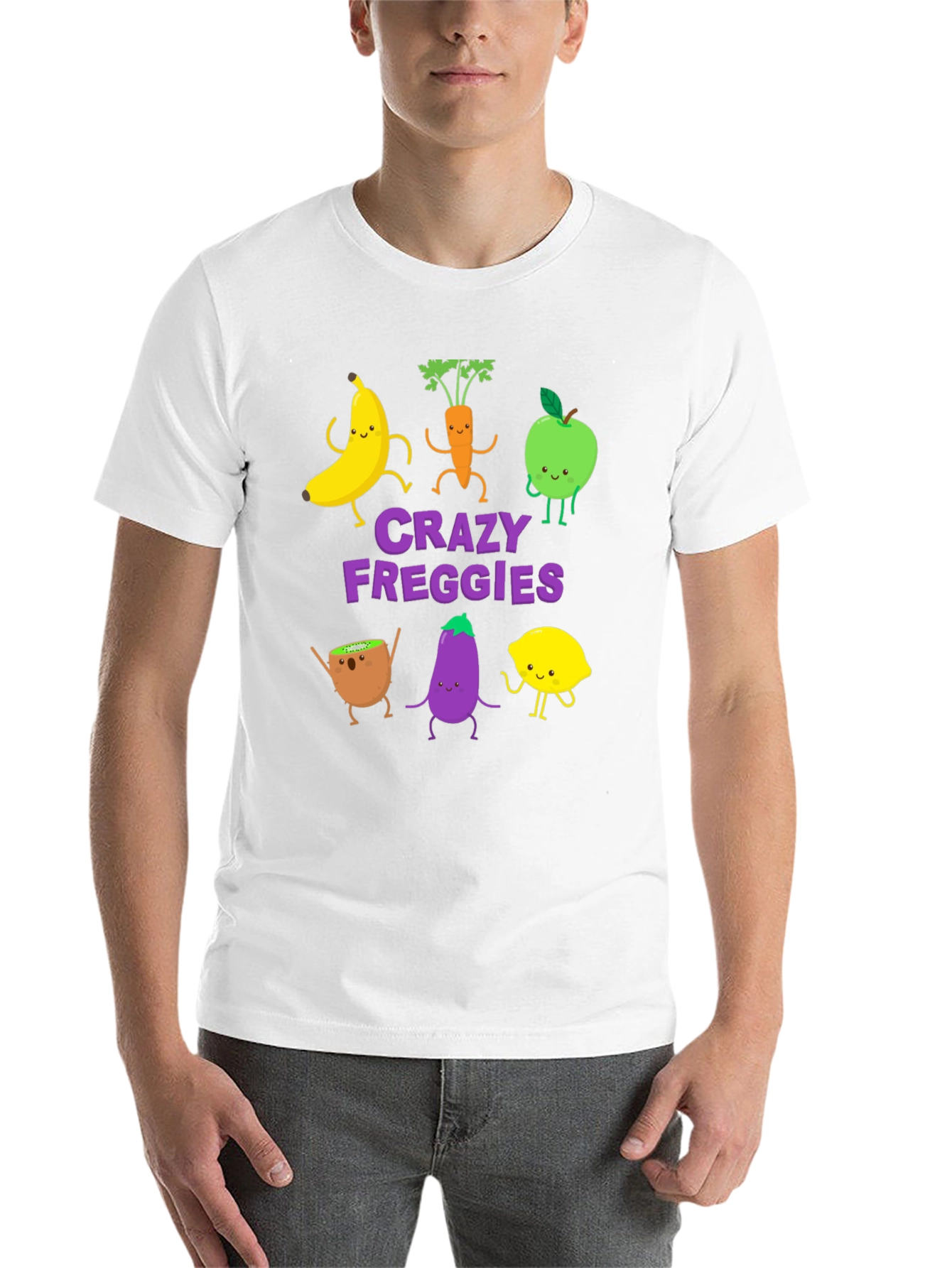 Black Crazy Freggies Graphic T-Shirt view 14