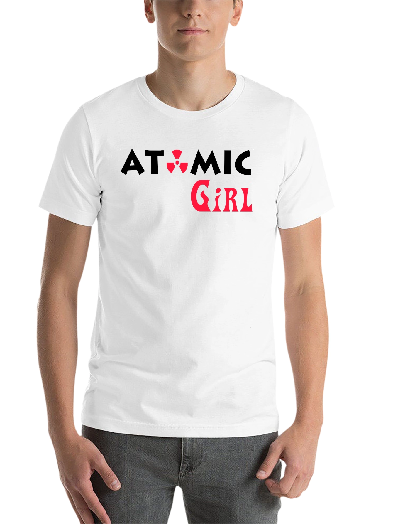 Black Atomic Girl Graphic Tee - Black view 14