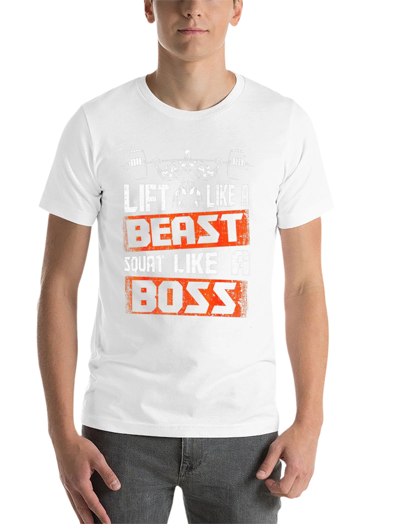 Black Lift Like A Beast T-Shirt view 14
