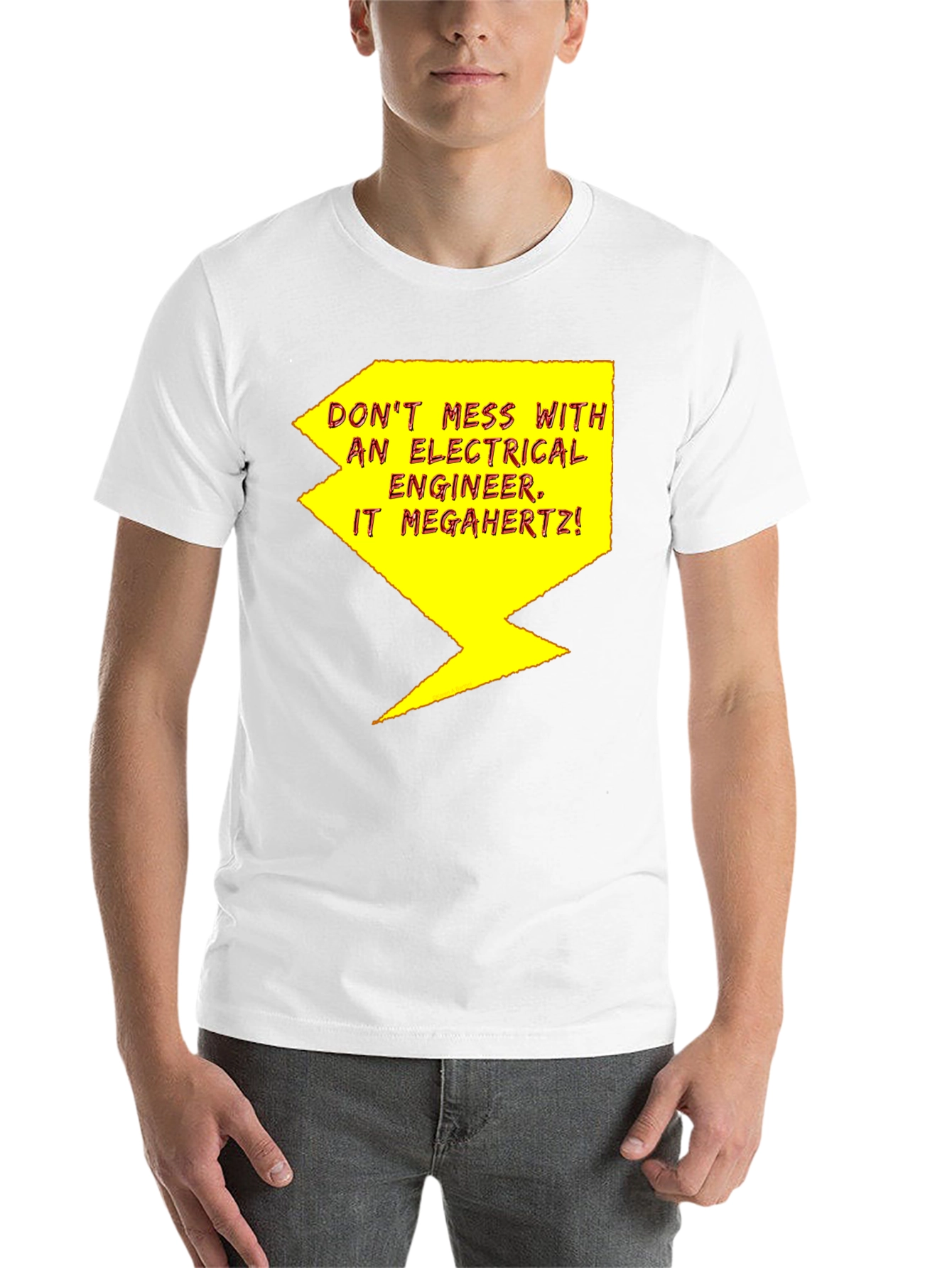Black Electrical Engineer T-Shirt - Funny Warning Tee view 14