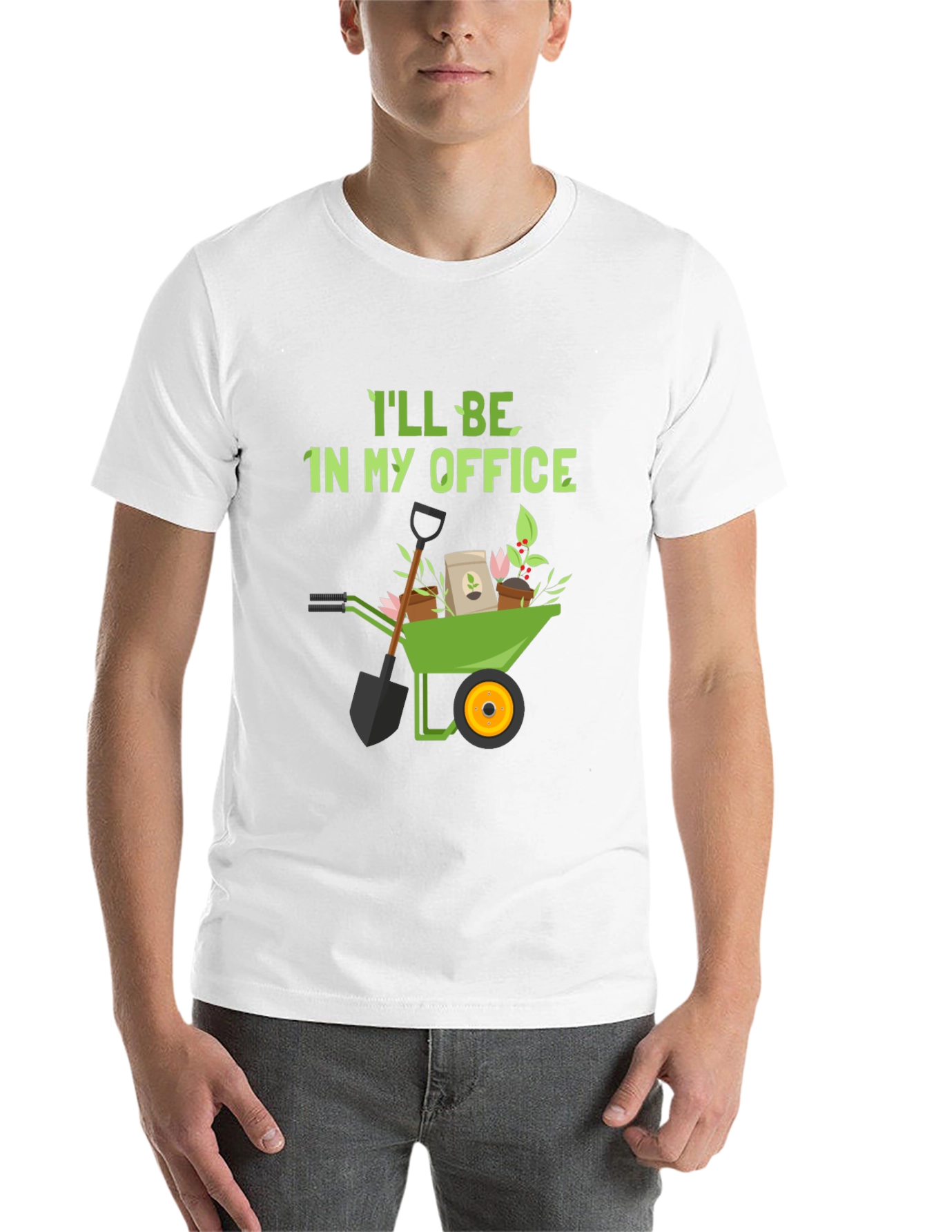 Black Gardener's Office T-Shirt view 14