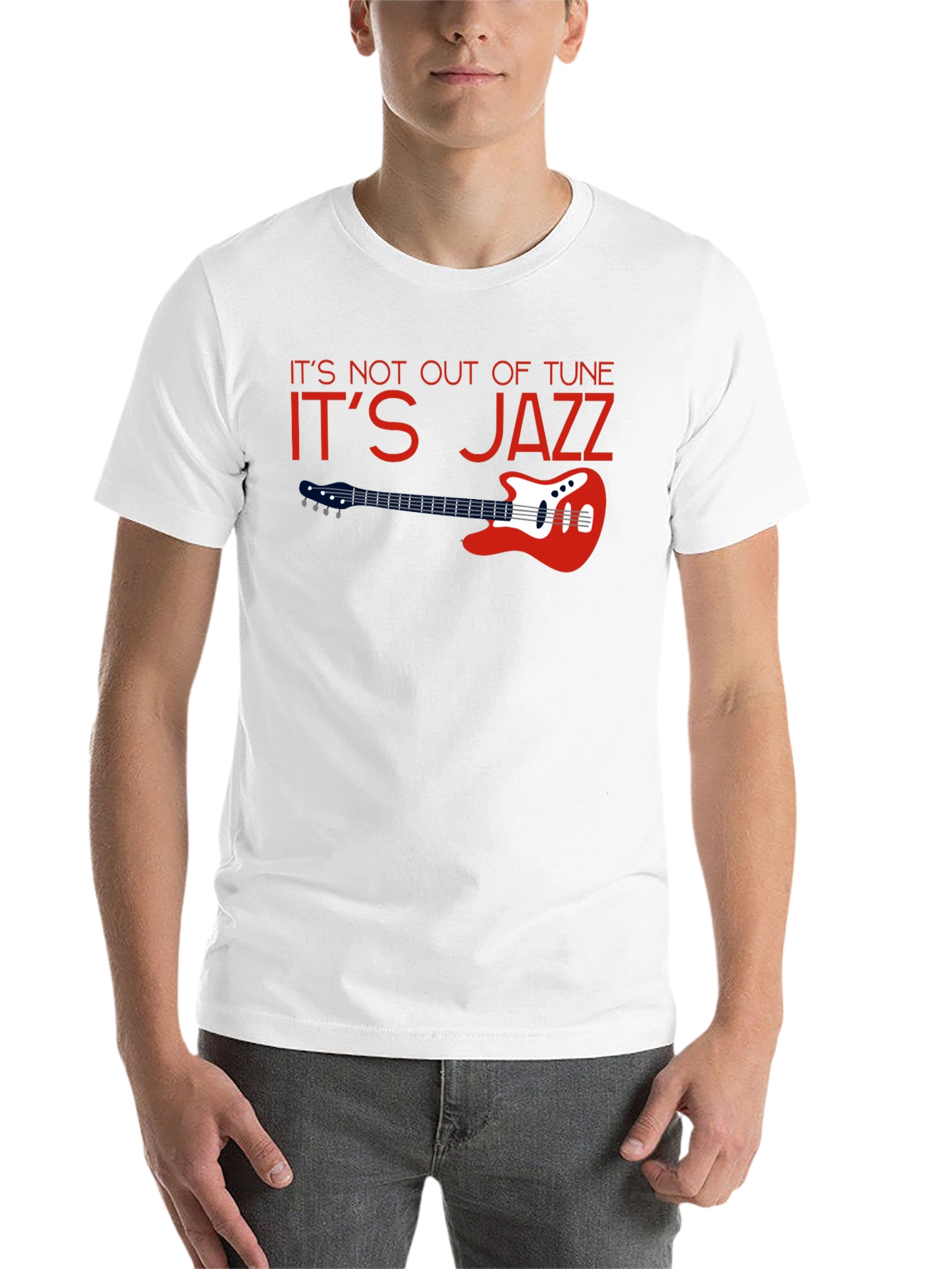 Black It's Jazz T-Shirt - Music Lover's Tee view 14