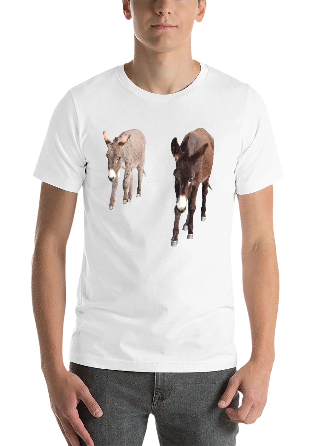 Black Donkey Graphic T-Shirt - Unique Animal Lover Tee view 14