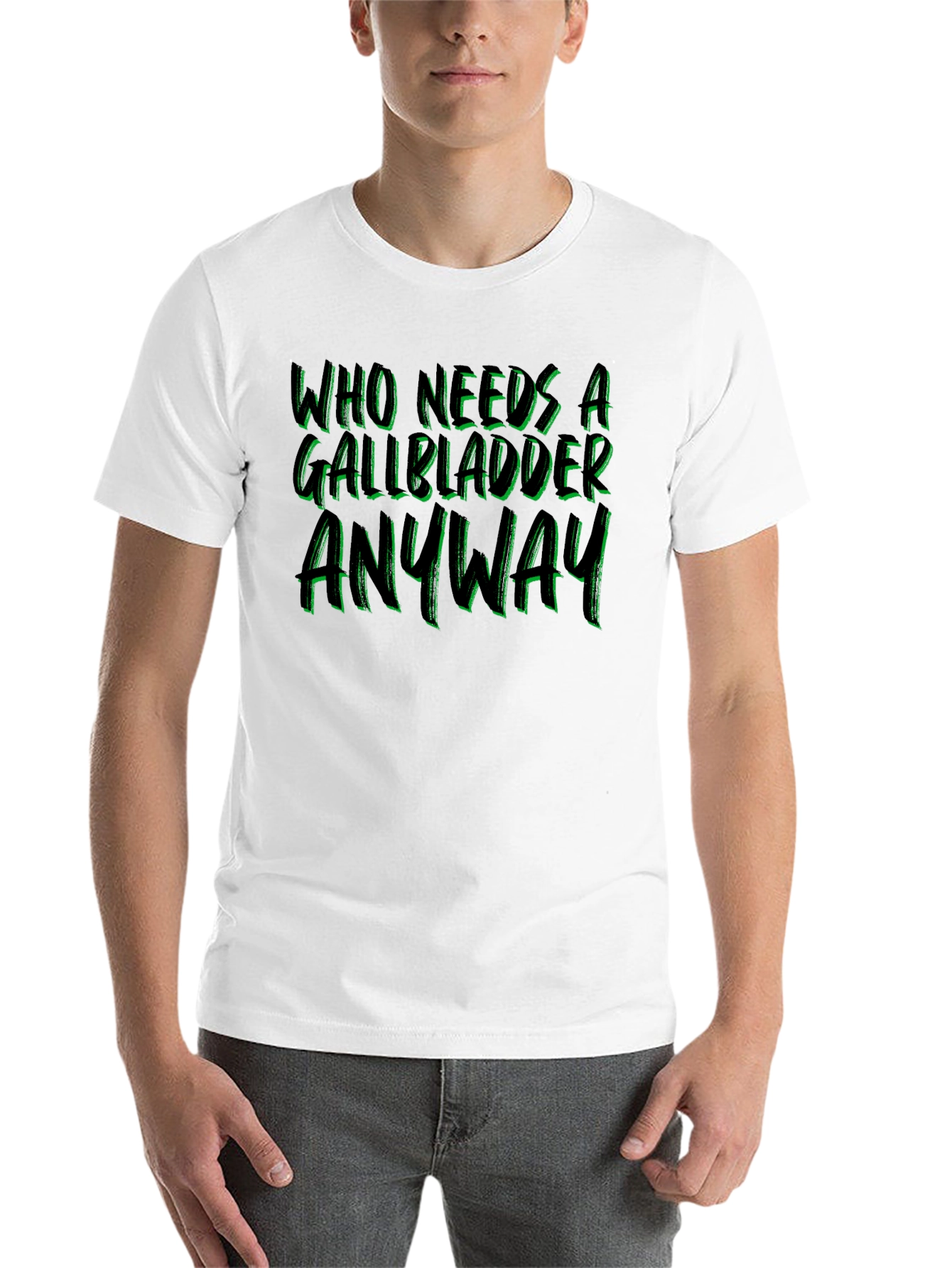 Black Gallbladder Removal T-Shirt - Funny Get Well Soon Gift view 14