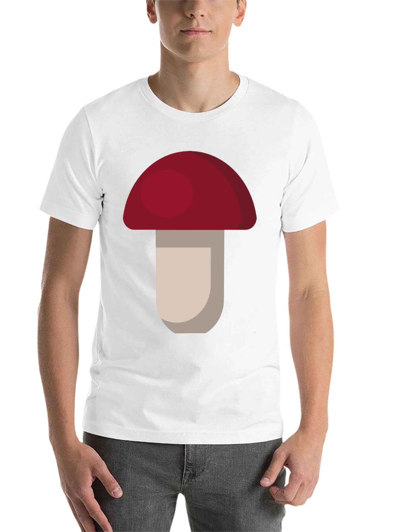 Black Mushroom Graphic Tee - Funky Casual Style view 14