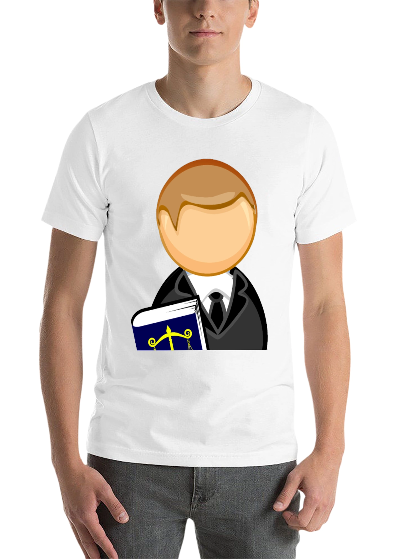 Black Lawyer Style T-Shirt view 14