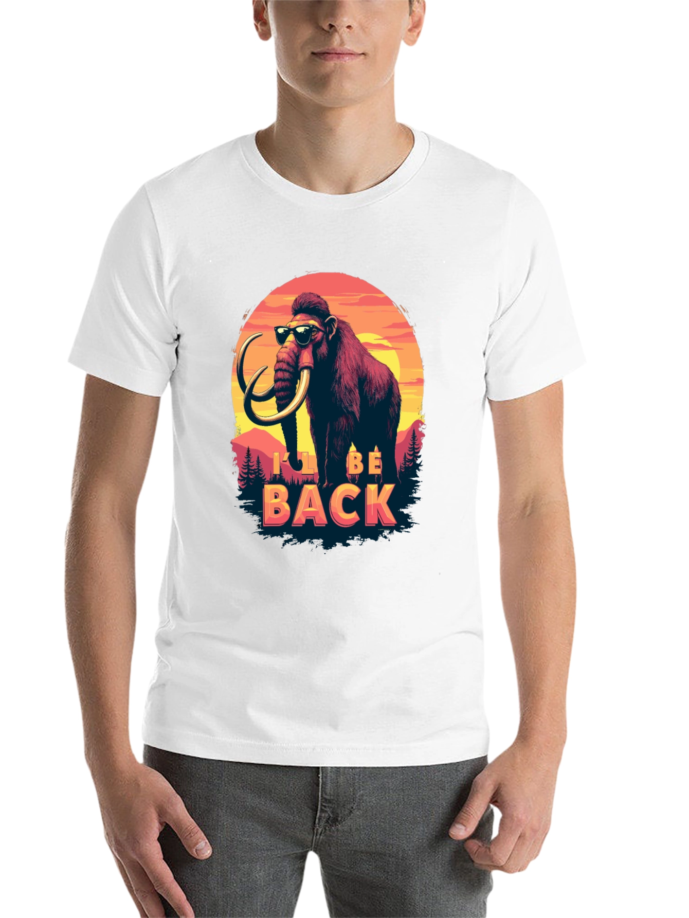 I'll Be Back Mammoth T-Shirt  - 14