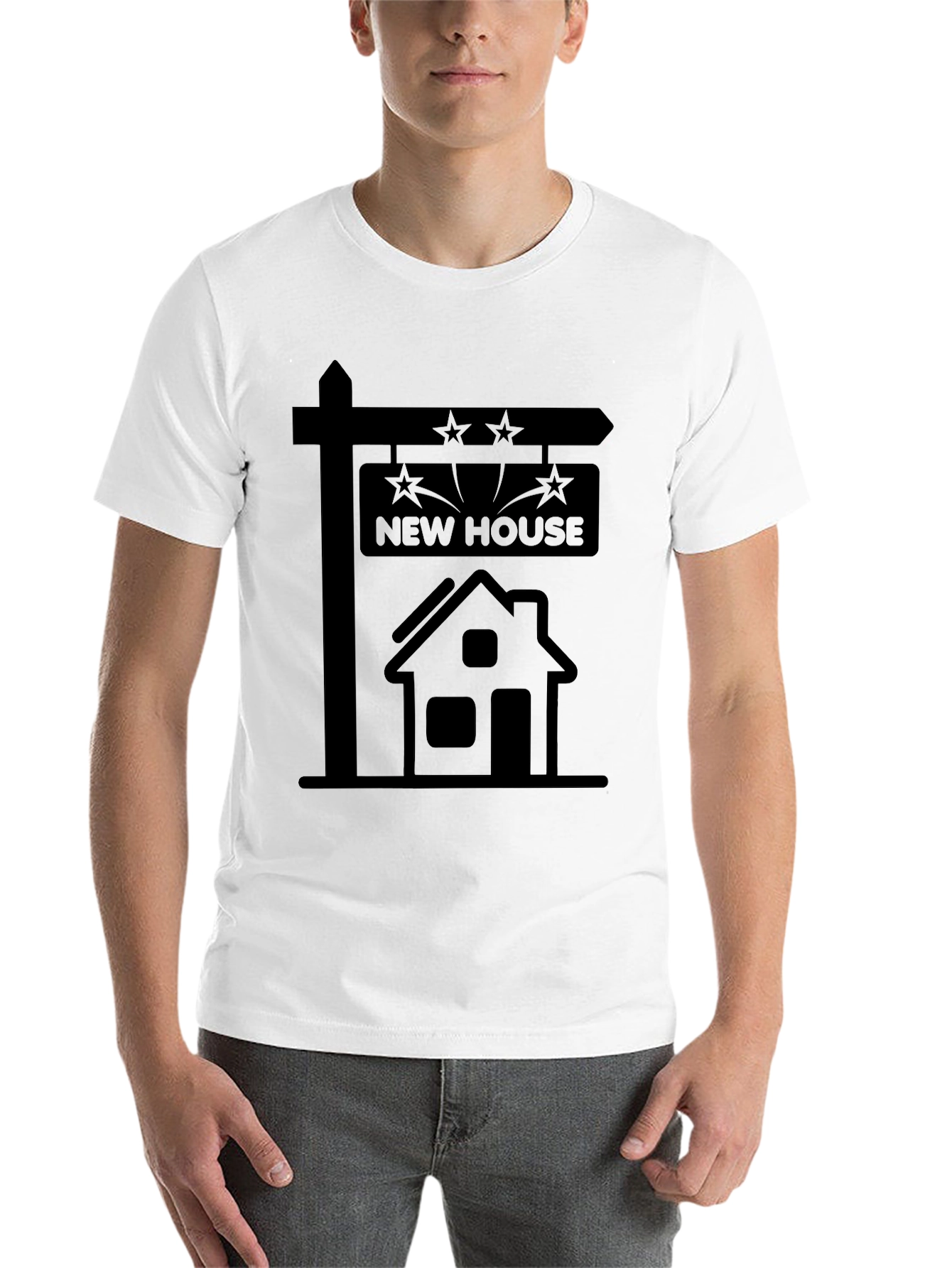Black New House T-Shirt: Celebrate Your New Home! view 14