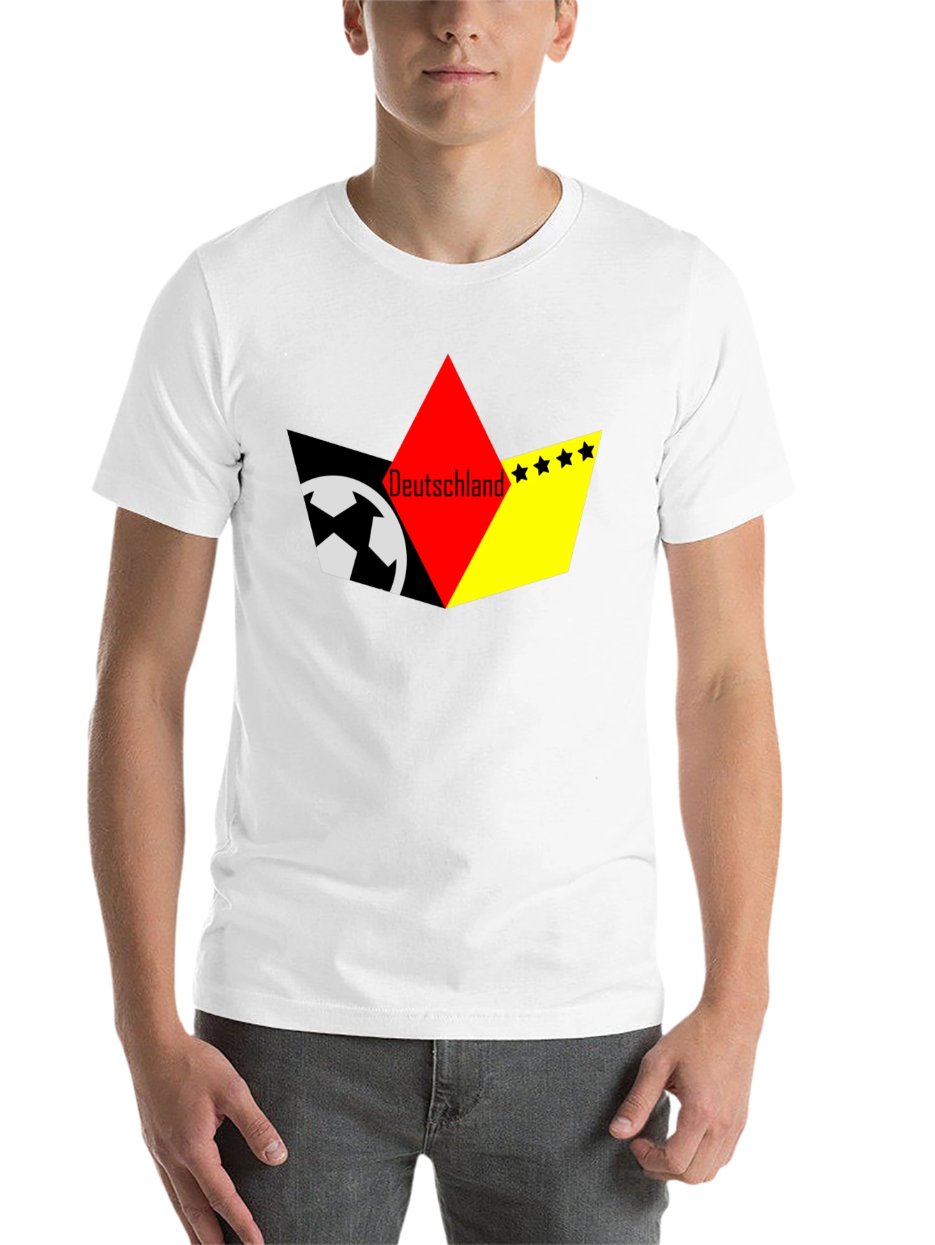 Deutschland Soccer T-Shirt - Black - 14