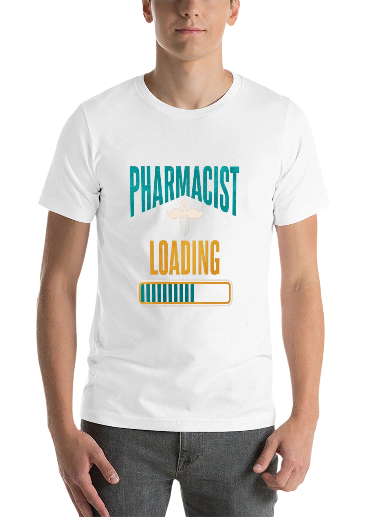 Black Pharmacist Loading T-Shirt - Funny Gift view 14