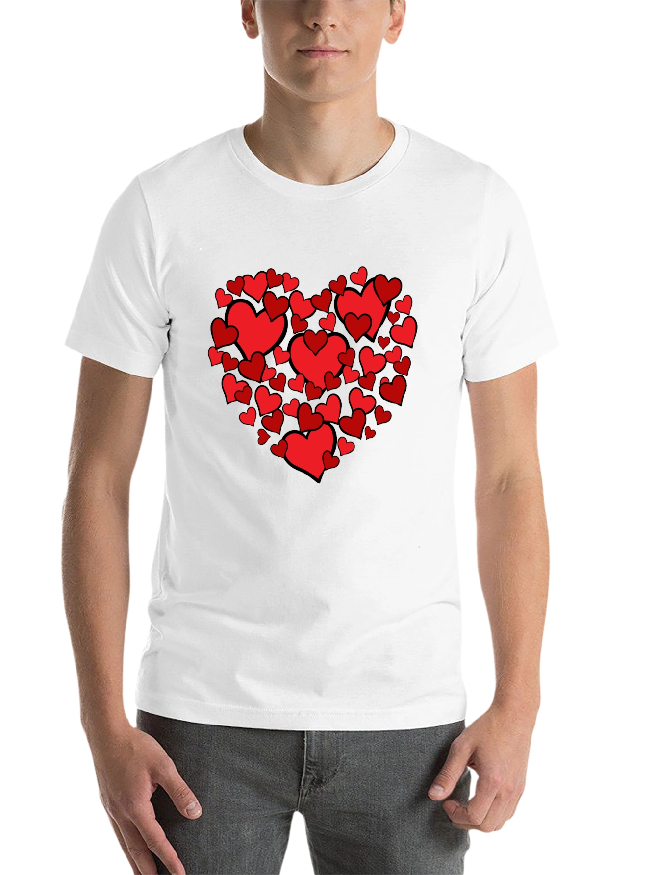 Black Heart Full of Love T-Shirt view 14