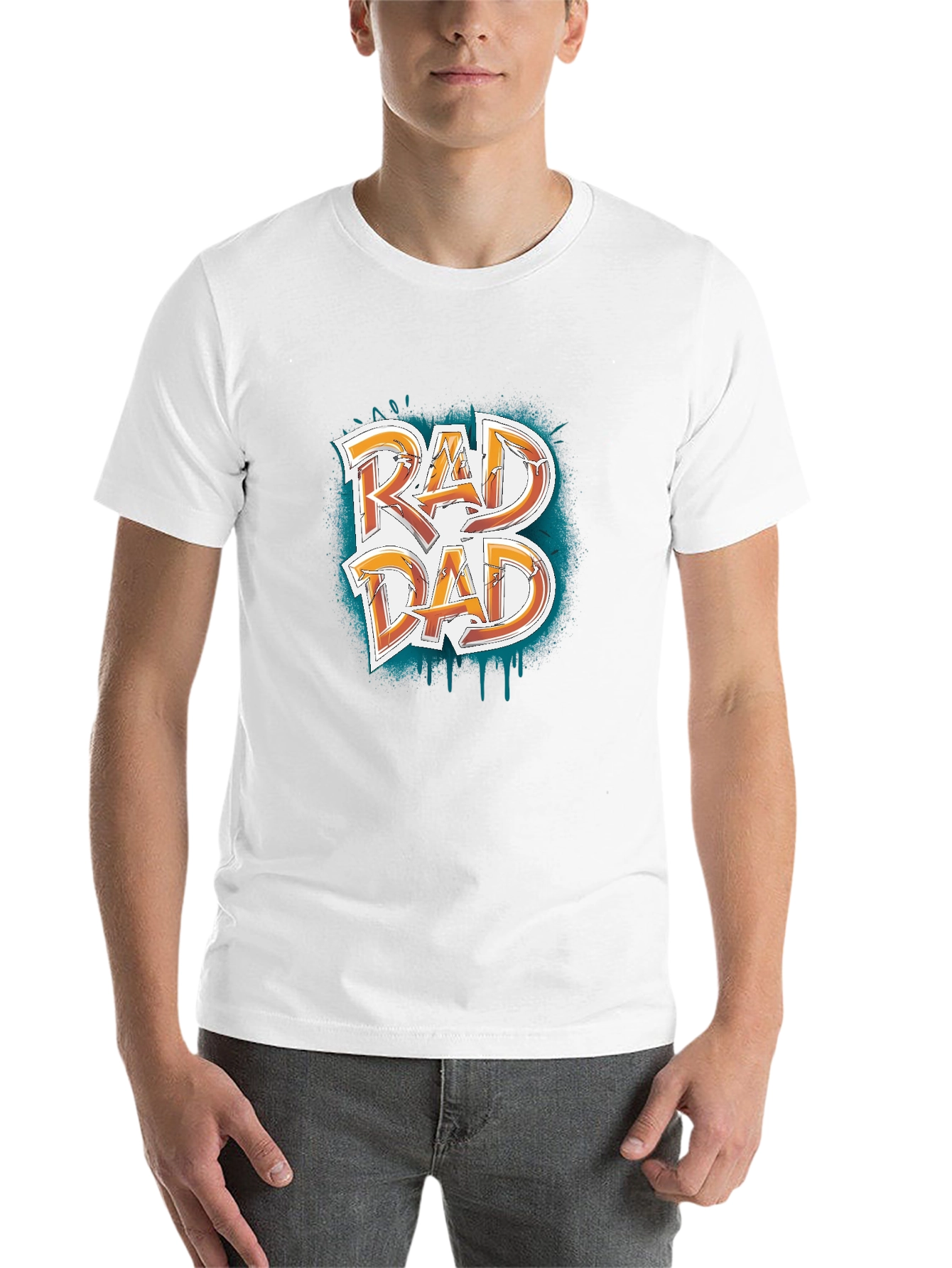 Rad Dad Graphic T-Shirt - Cool Father's Day Gift! - 14