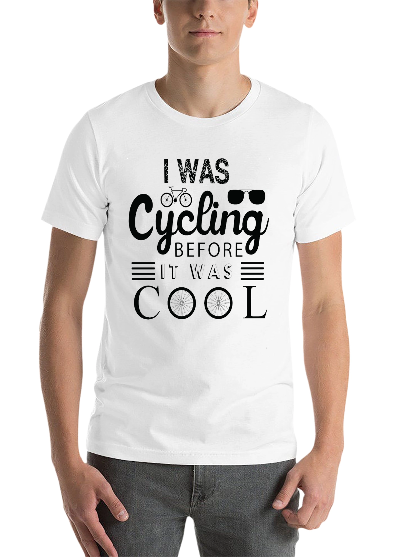 Black Cool Cycling T-Shirt for Cyclists view 14