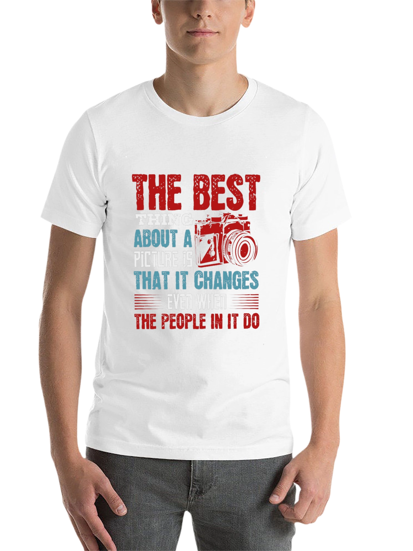 Black Photographer's T-shirt - "The Best Thing About A Picture" view 14