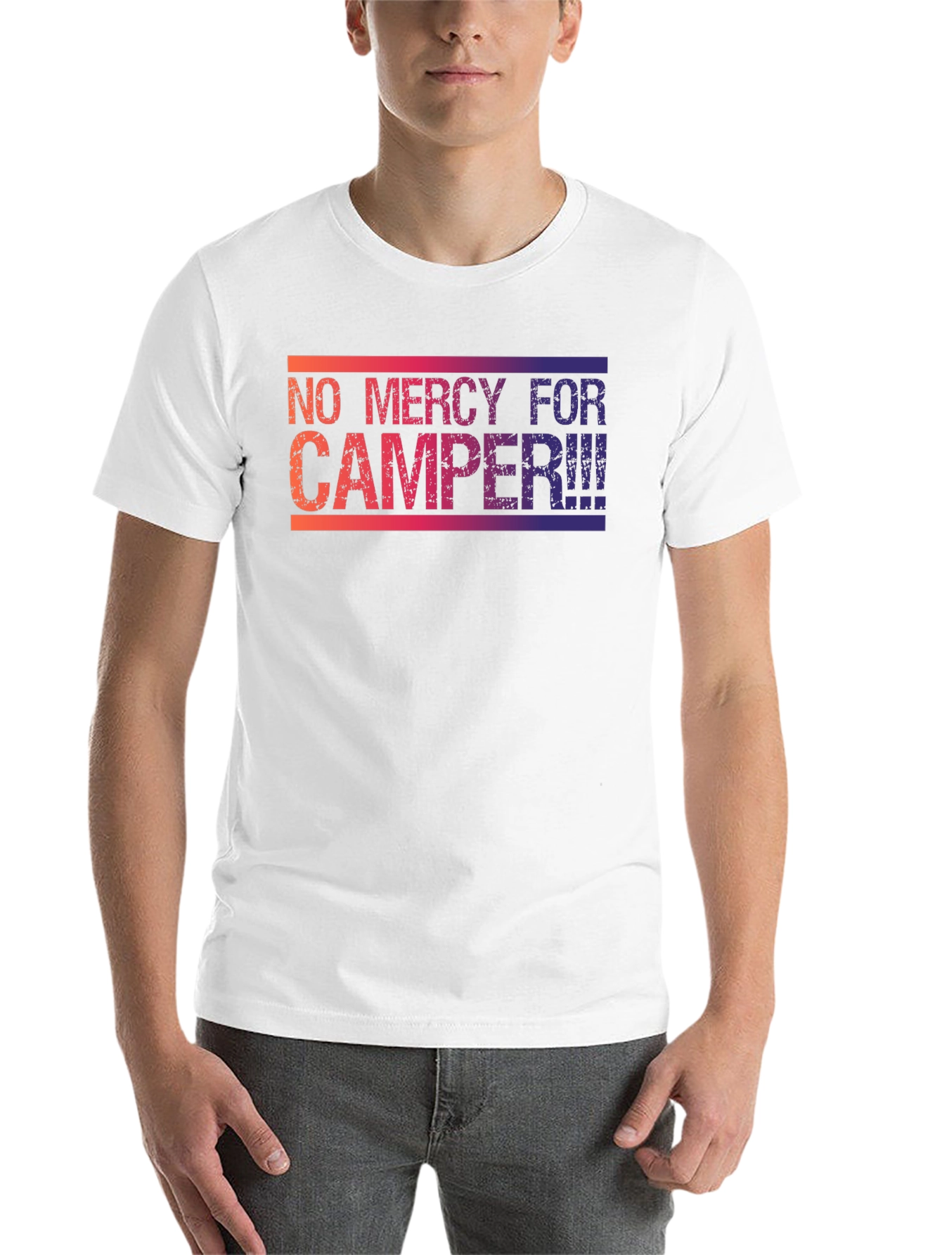 Black No Mercy for Camper Graphic Tee view 14