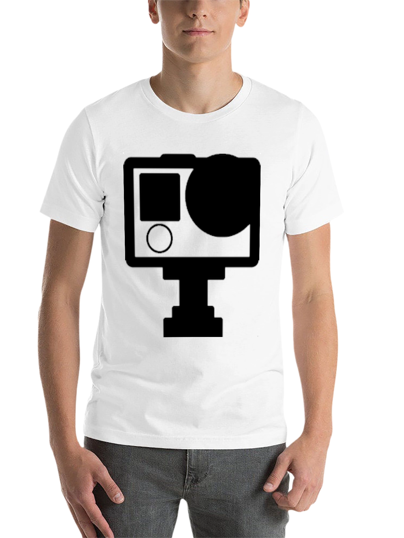 Black Camera Graphic T-Shirt - Black view 14