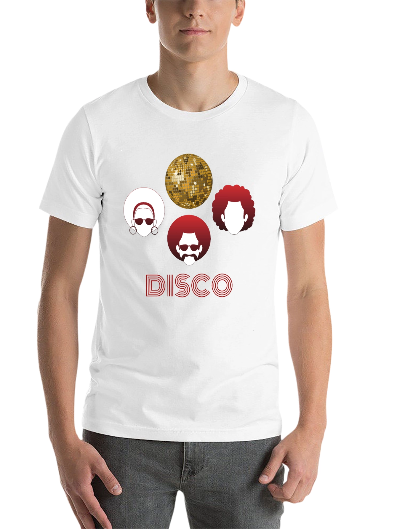 Black Retro Disco T-Shirt - Groovy Style! view 14
