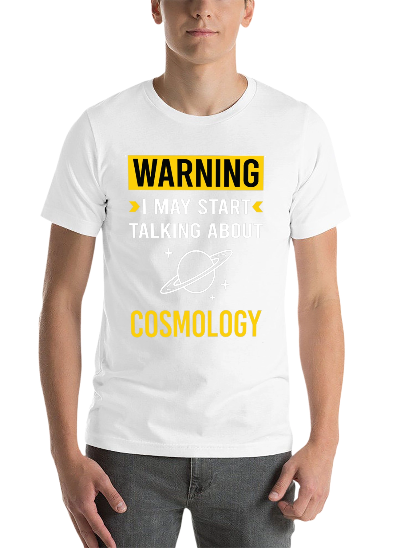 Black Warning Cosmology T-Shirt view 14