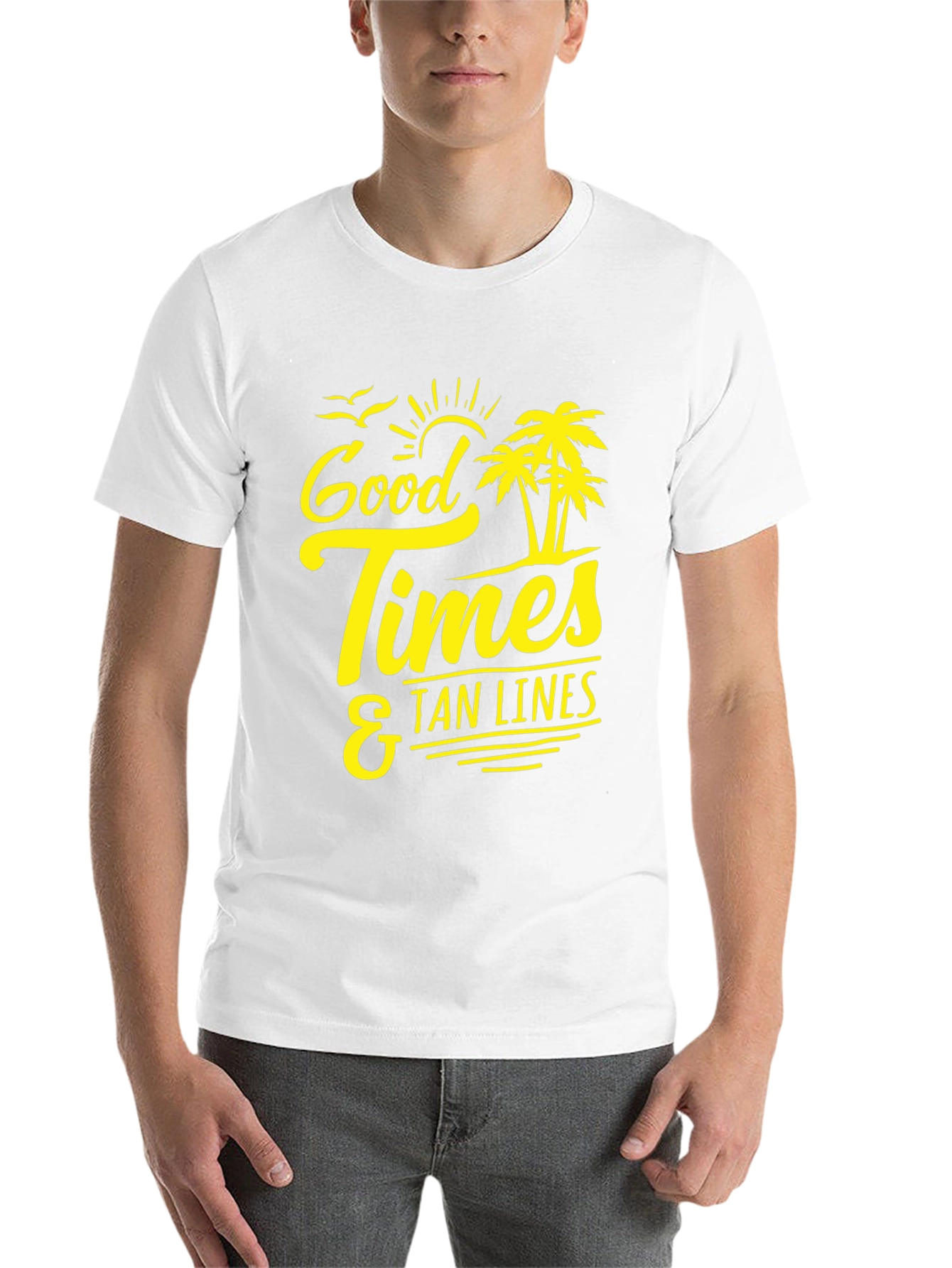 Black Good Times & Tan Lines T-Shirt view 14