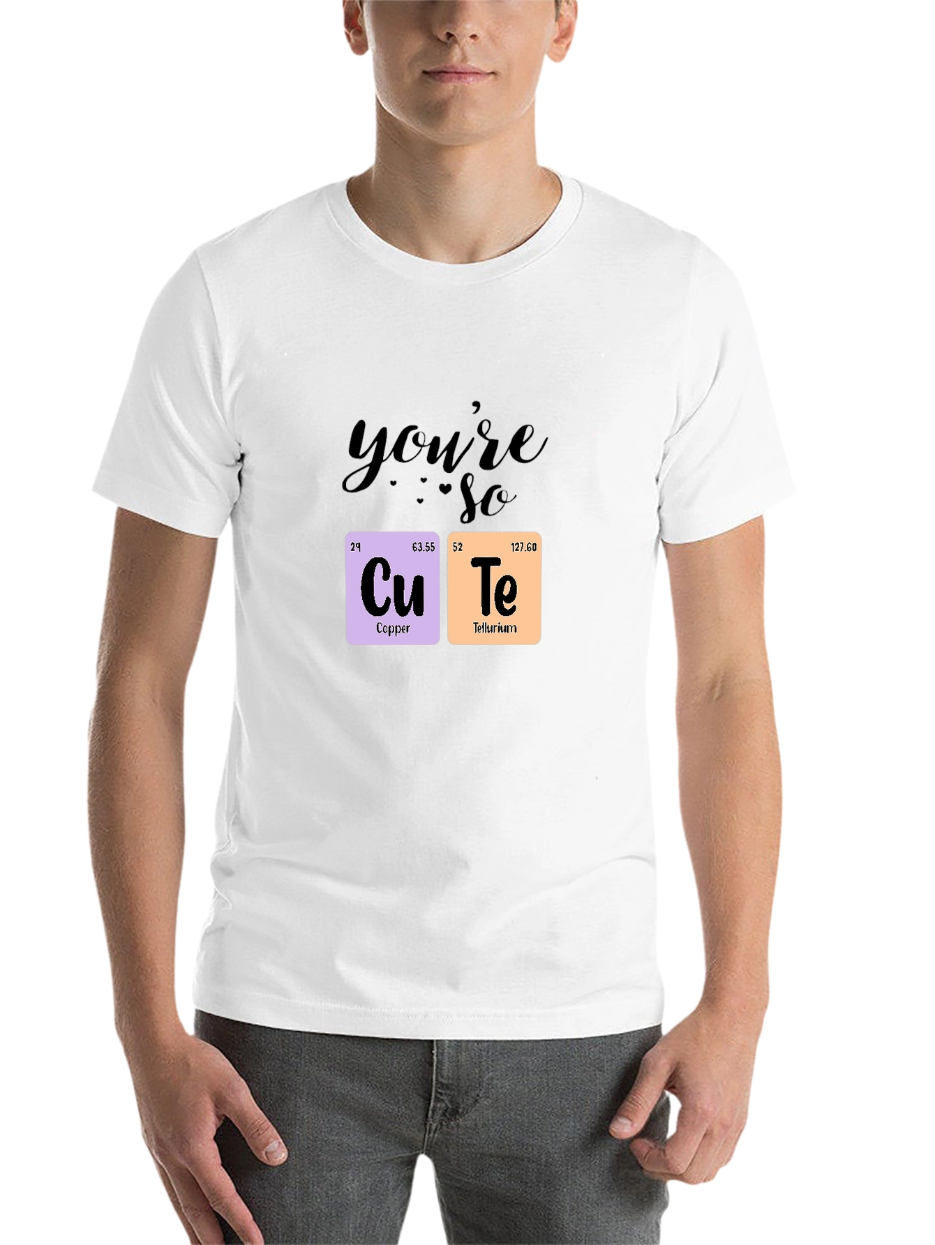 Black You're So Cute Chemistry T-Shirt view 14