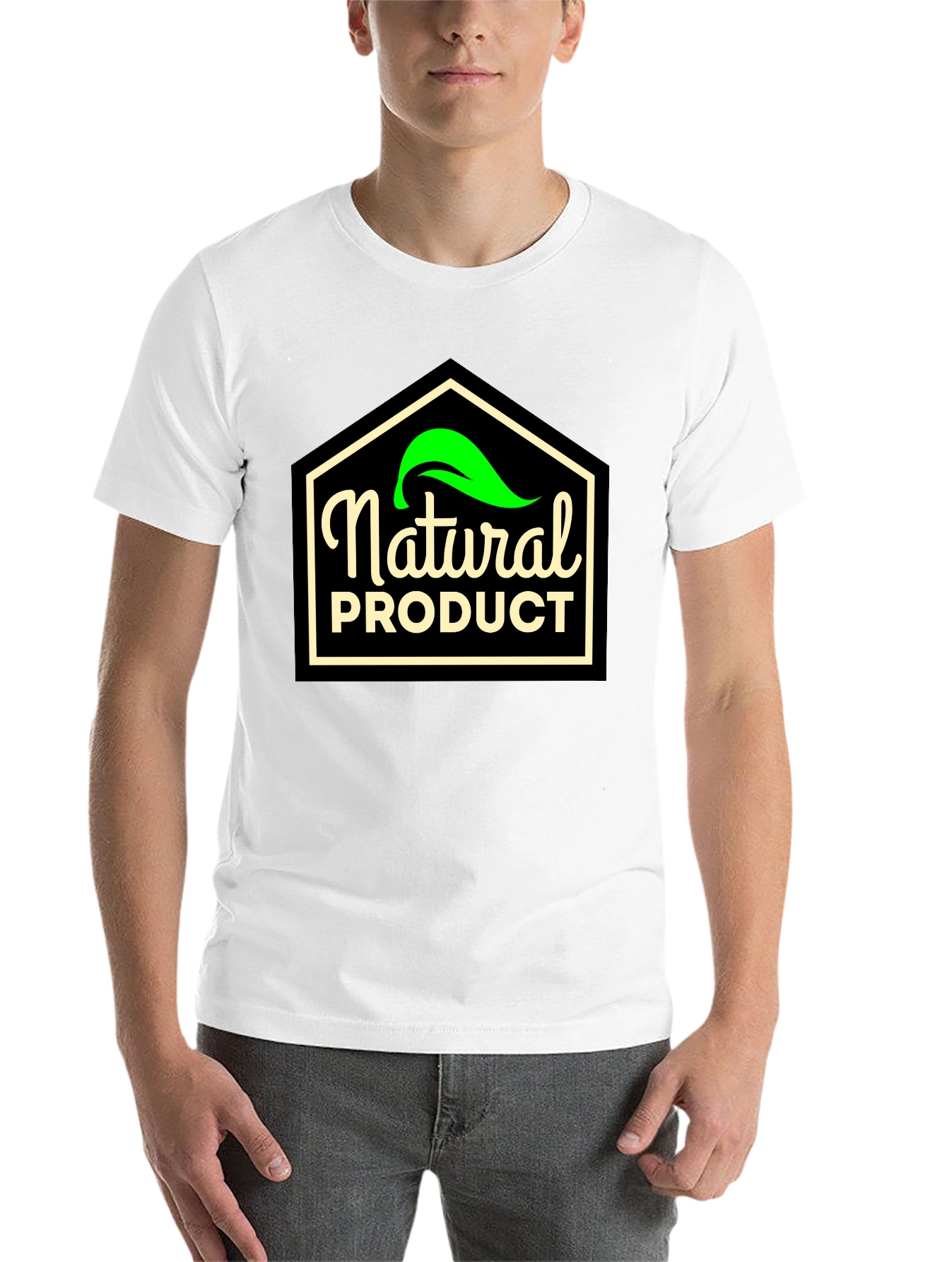 Black Natural Product T-Shirt - Eco Friendly Style view 14