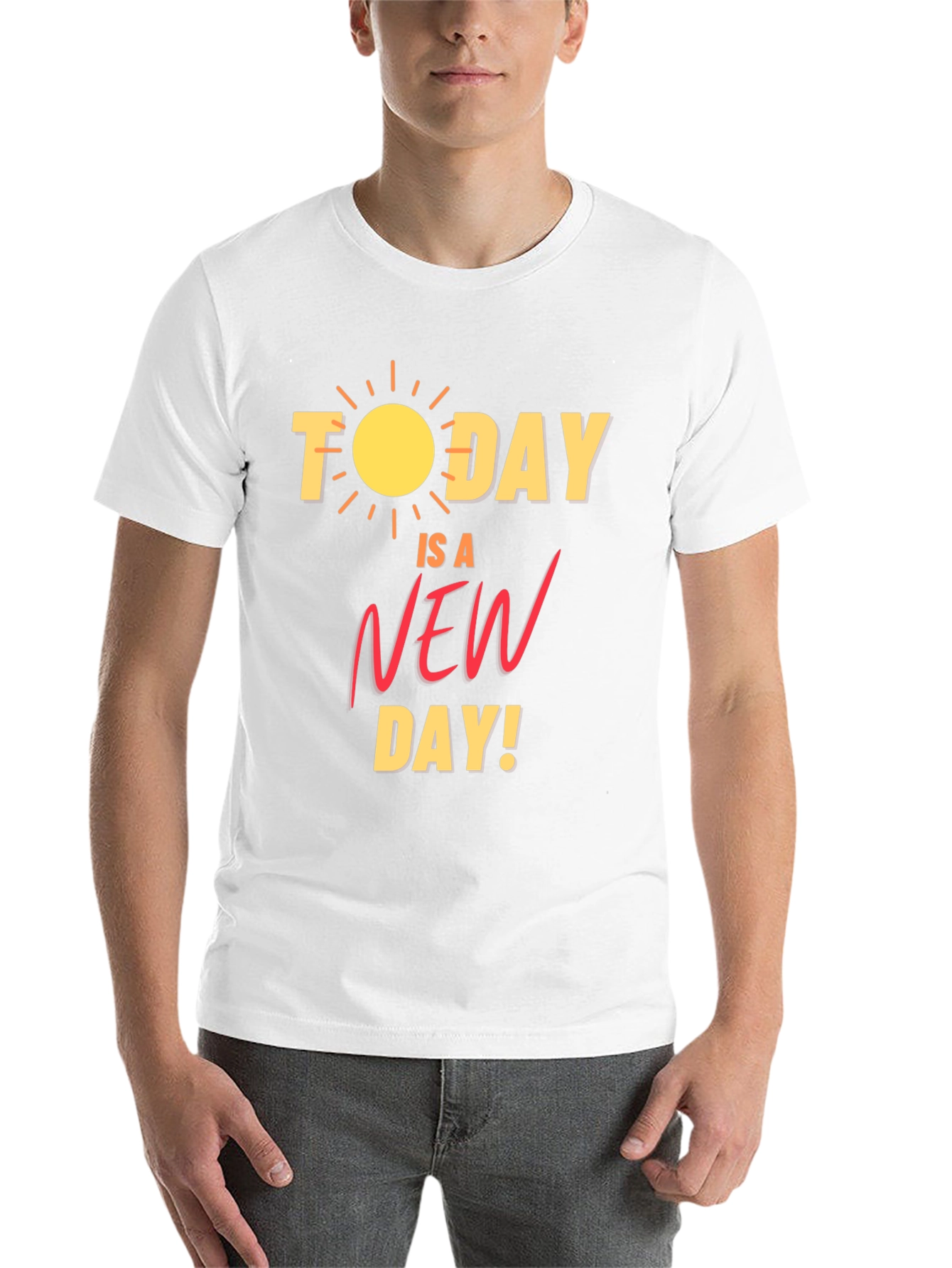 Black Today is a New Day Graphic T-Shirt view 14