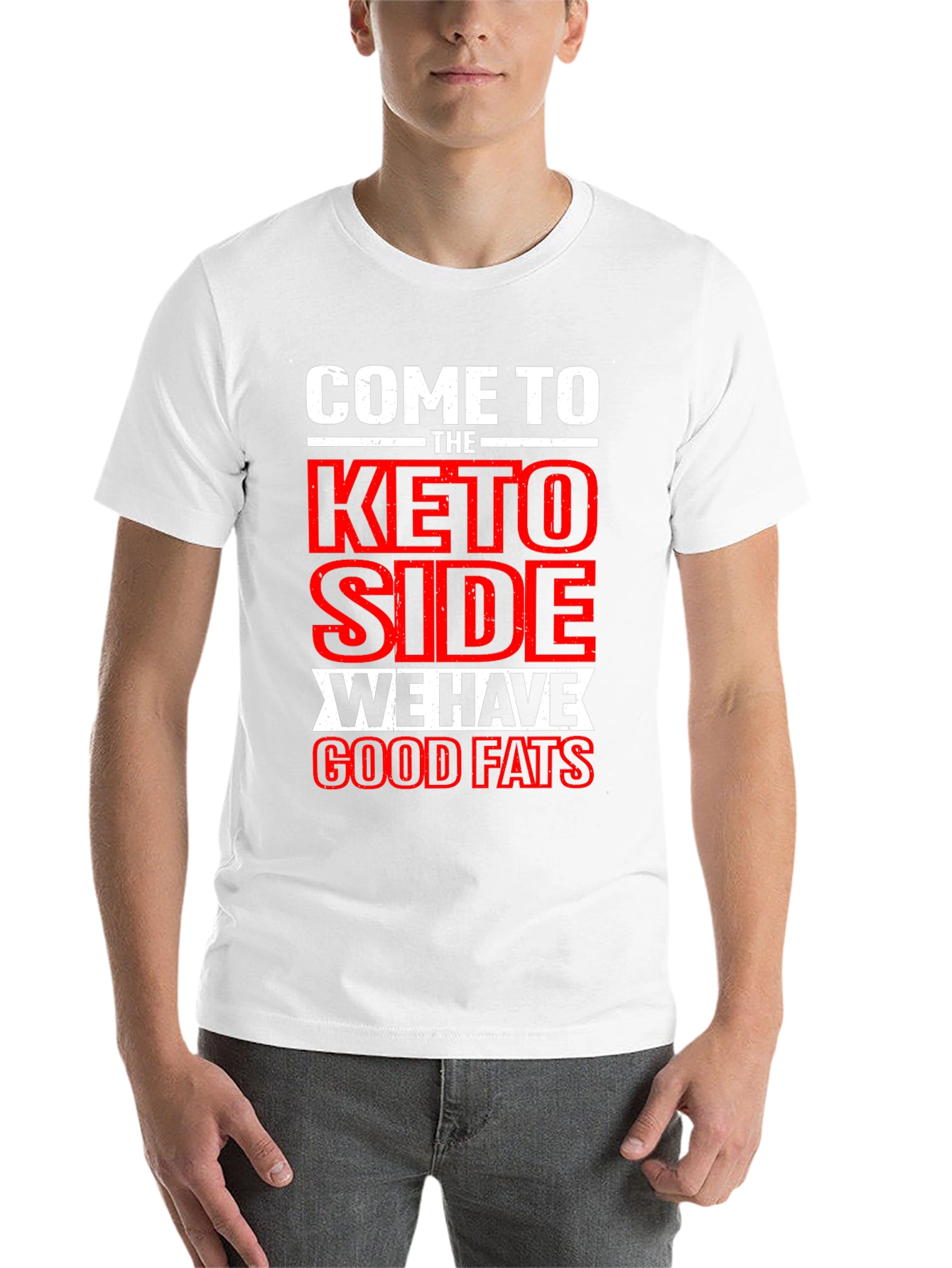 Black Come to the Keto Side Graphic T-Shirt view 14