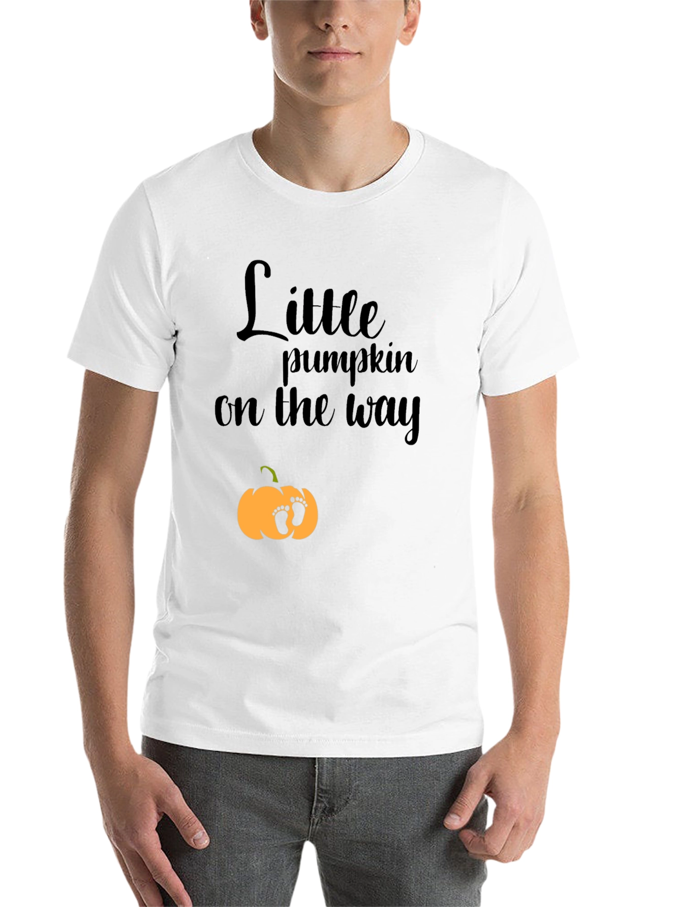 Black Little Pumpkin On The Way T-Shirt view 14