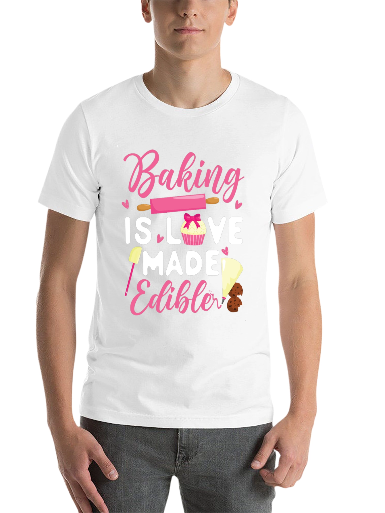 Black Baking is Love Made Edible Tee view 14